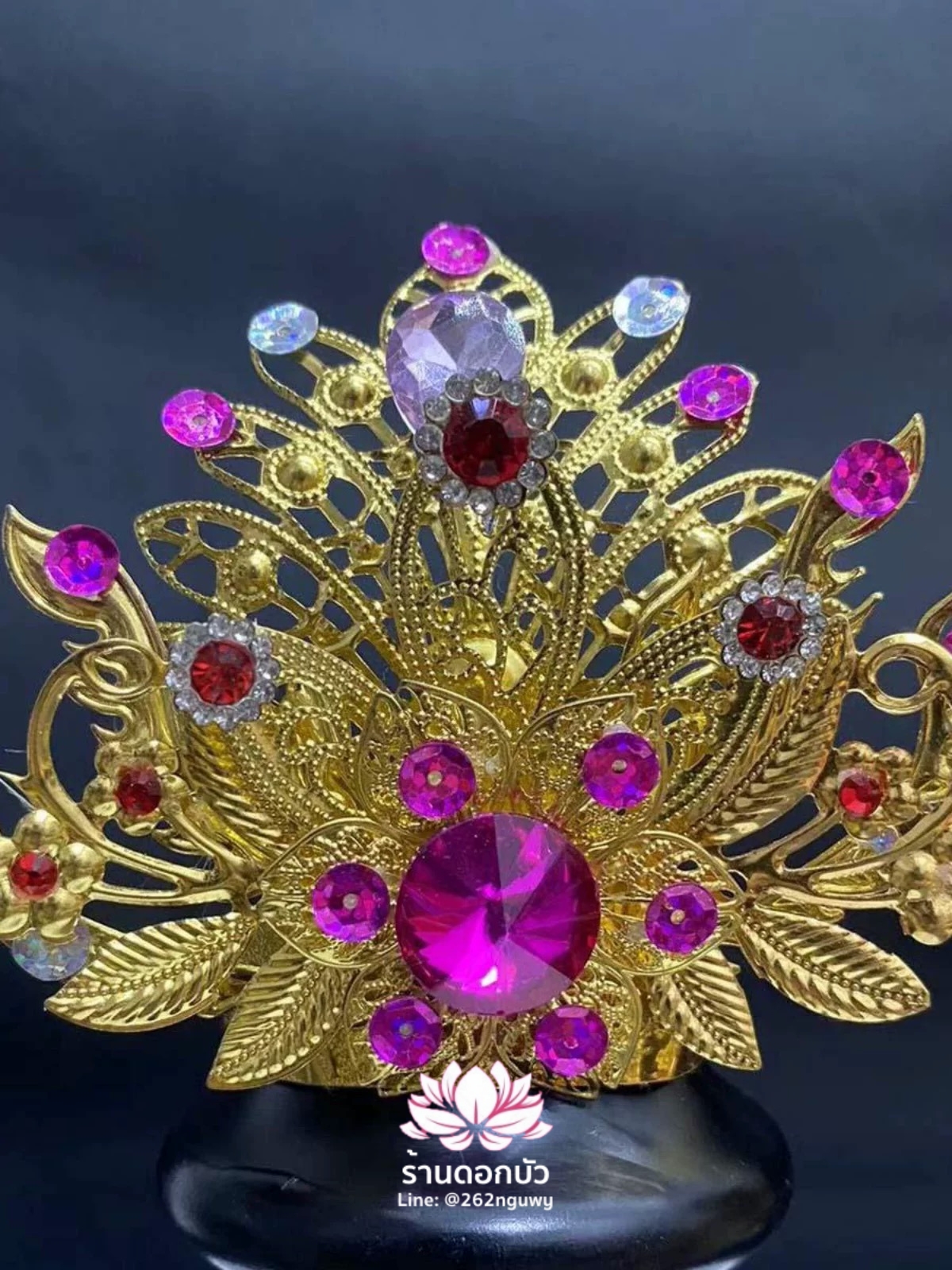 หมวกเทพเจ้าฝ่ายหญิง หมวกเทพนารี หมวกเทวนารี หมวกพระจีน หมวกกิมซิ้น หมวกเทพเจ้าจีน