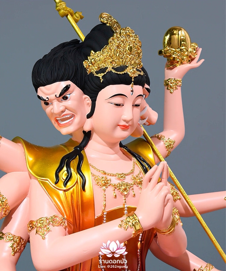 พระมารีจีโพธิสัตว์ เต๋าบ้อหง่วงกุง เต้าโบ้หงวนกุน ขนาด 12/16/19/26 นิ้ว