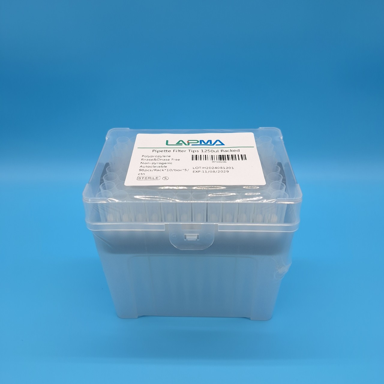 (ราคาต่อ96ชิ้น/Rack) Filter tip ทิปมีตัวกรองแบบยาวปราศจากเชื้อ ขนาด 10 ,20 ,50,100,200,300,1000,1250 ไมโครลิตร