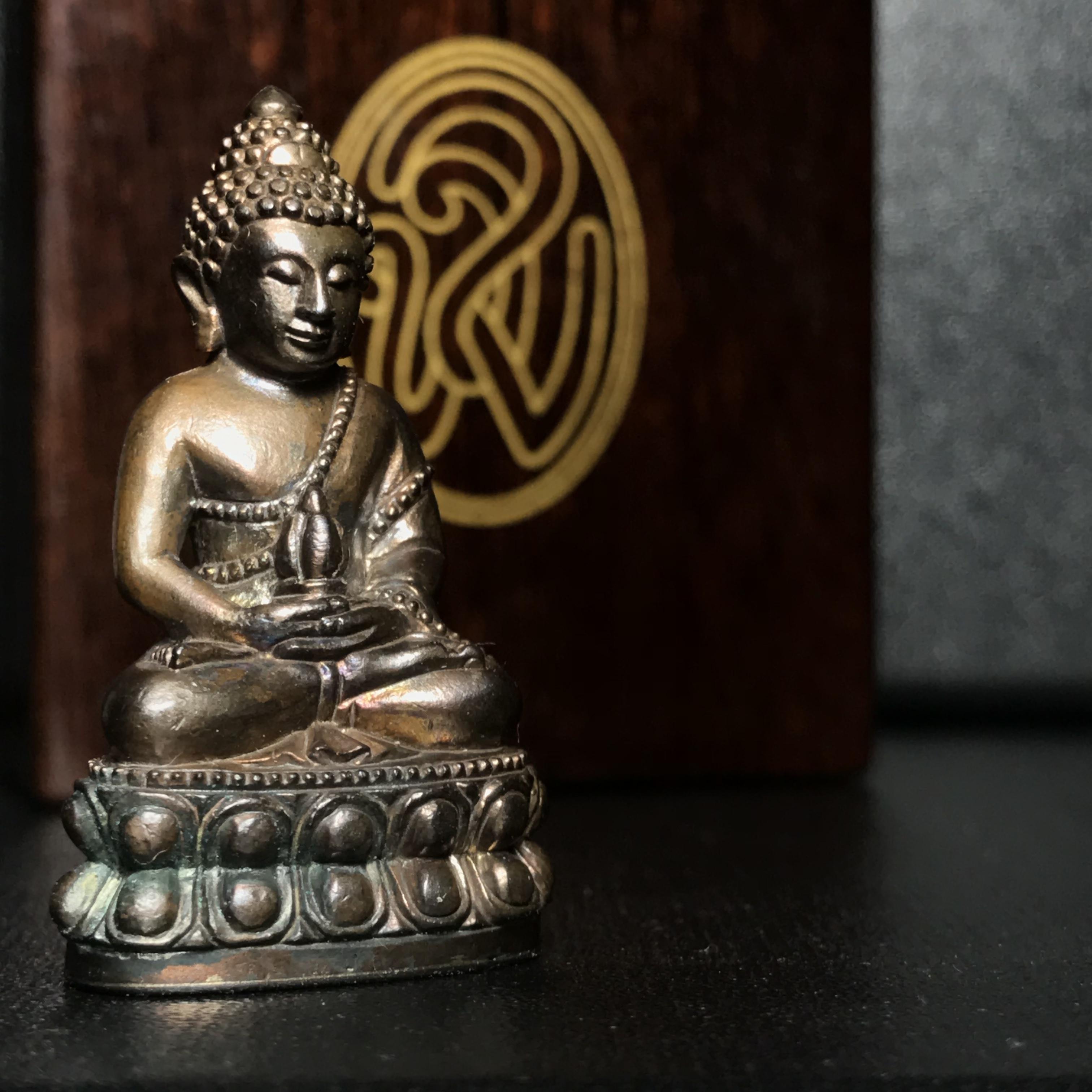 พระกริ่งพุทธนิรมิต สมเด็จพระวันรัต (จุนท์) วัดบวรนิเวศวิหาร เนื้อนวโลหะ ปี2552(1ใน300องค์)