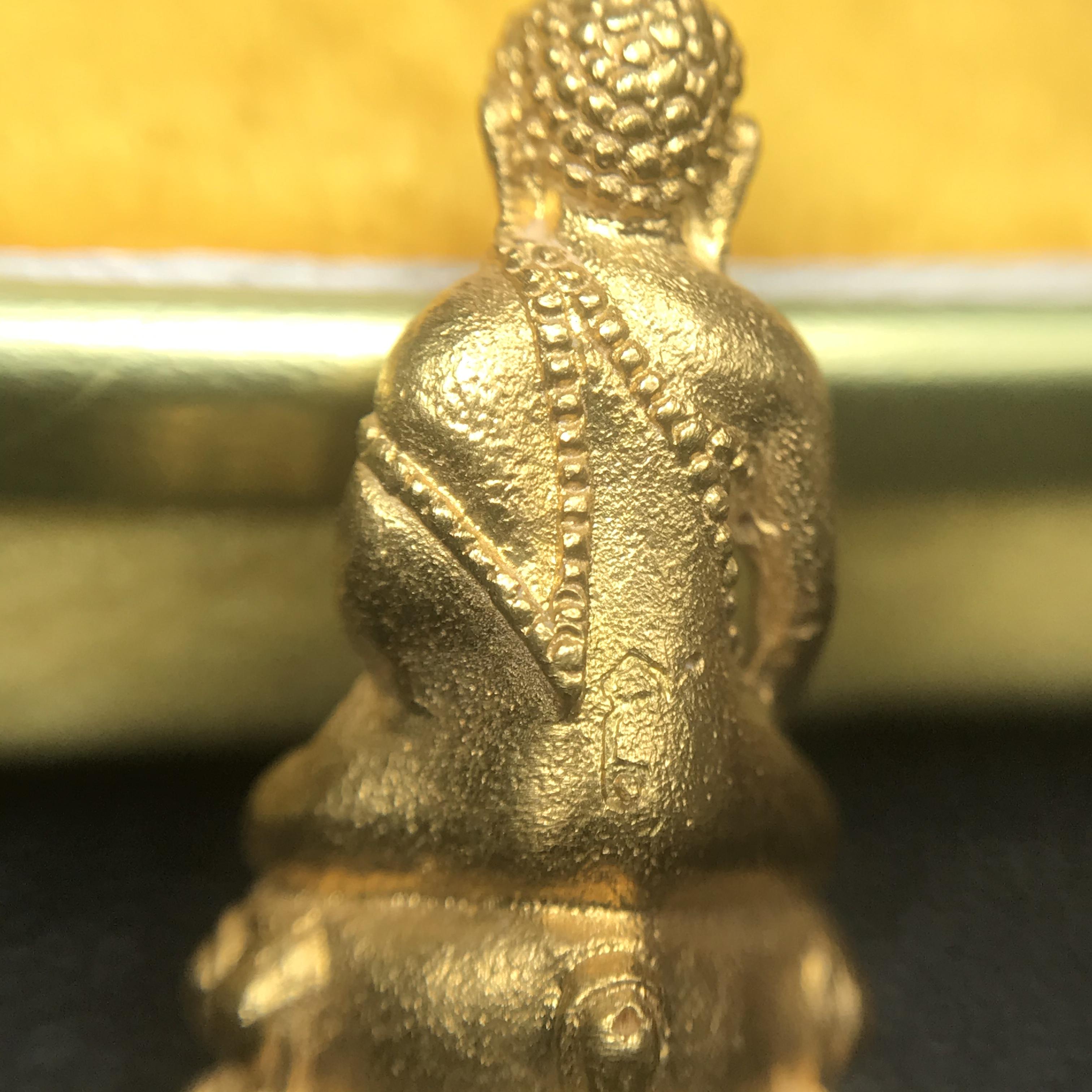 พระชัยวัฒน์นวปทุม ภปร. วัดปทุมวนาราม ปี2535 เนื้อทองคำ(ในหลวงรัชกาลที่9เสด็จเททอง)(สภาพสวยเดิมครบสมบูรณ์หายาก)