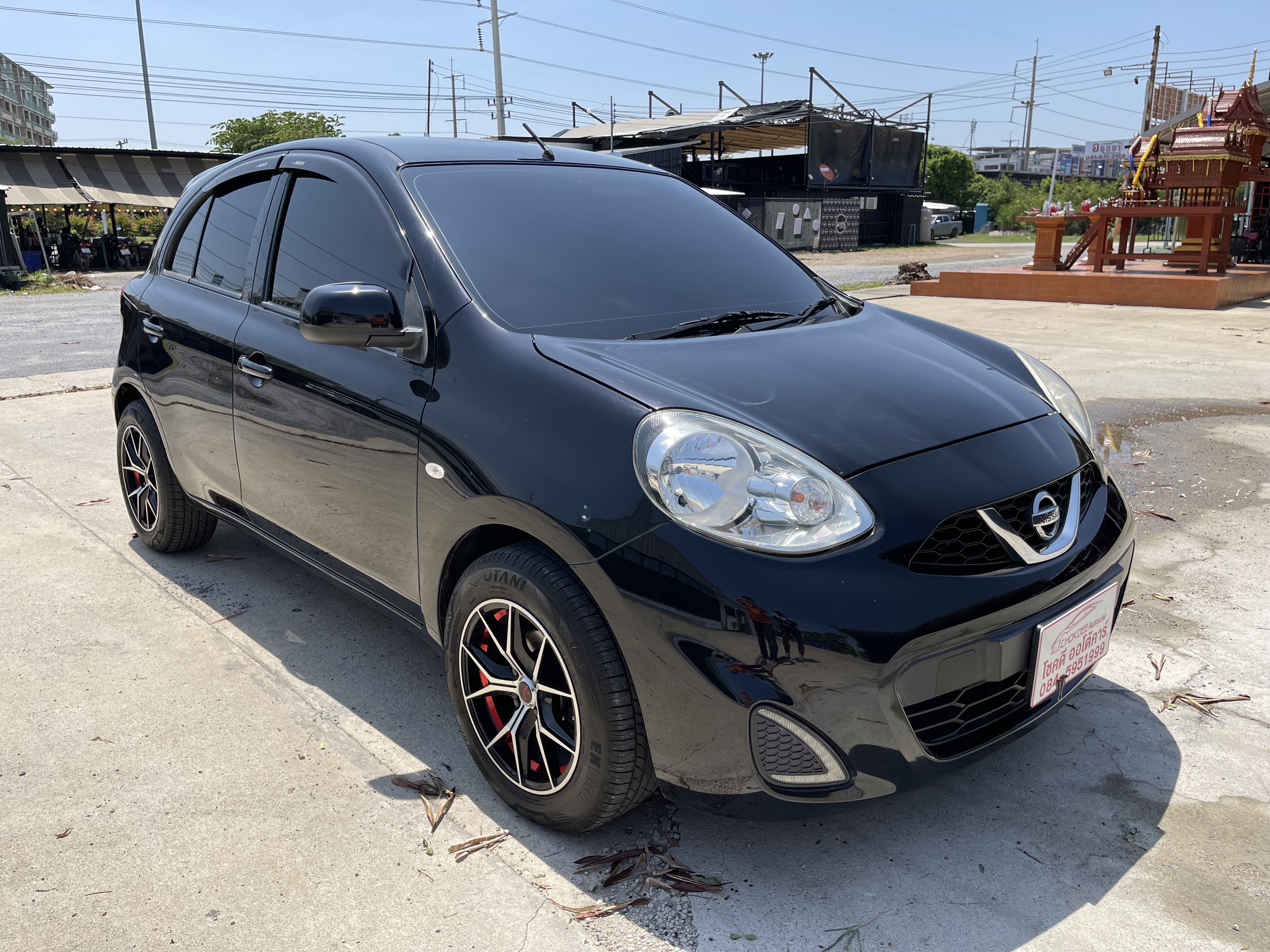 Nissan March 1.2 E At 2017 ดำ