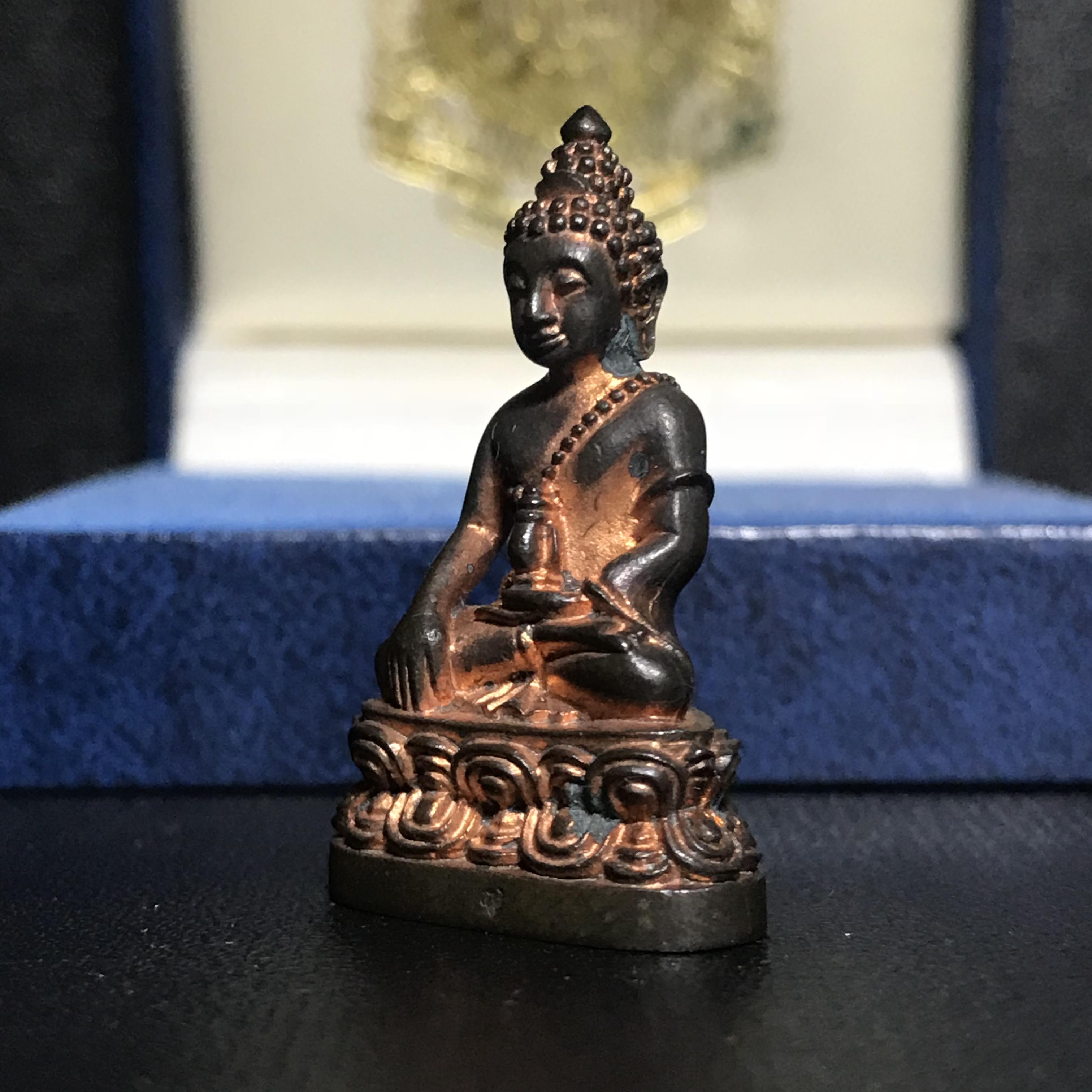 พระกริ่งครบ 7 รอบ สมเด็จพระญาณสังวร วัดบวรนิเวศวิหาร ปี2540 เนื้อโลหะผสม(นวโลหะ)(บรรจุเส้นพระเกศาสมเด็จพระญาณสังวร)