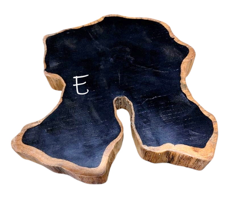 ฐานไม้มะเกลือแอฟริกันหนา3cm รูปแบบธรรมชาติ-BPT280-