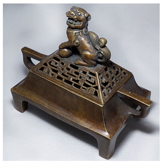 เตาจุดกำยาน ทองเหลืองสไตล์จีน