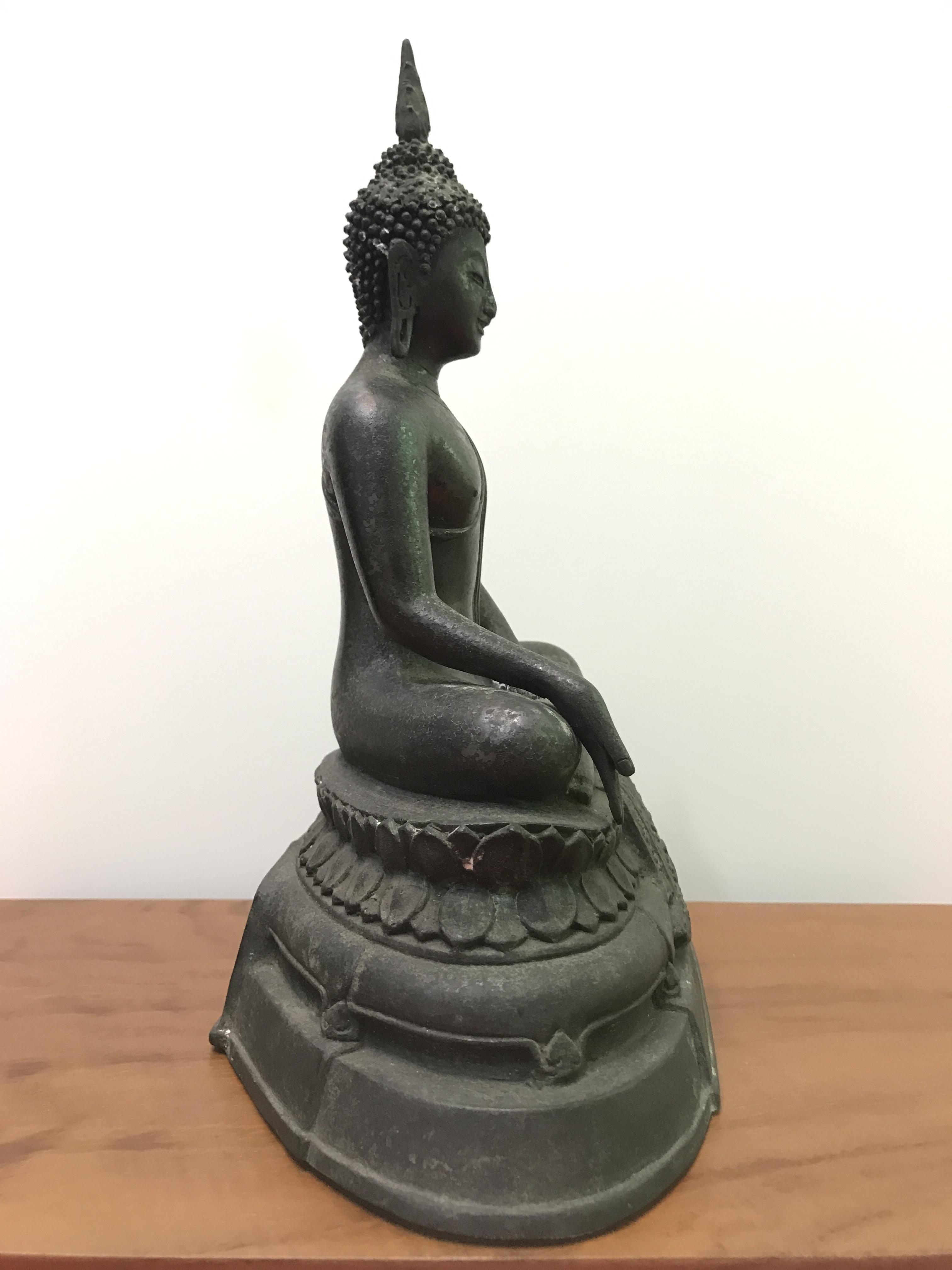 พระพุทธรูปบูชา ภปร วัดบวรนิเวศวิหาร ปี2508 บล็อกสามขา หน้าตัก5นิ้ว(ที่สุดของพระบูชา ภปร วัดบวร)