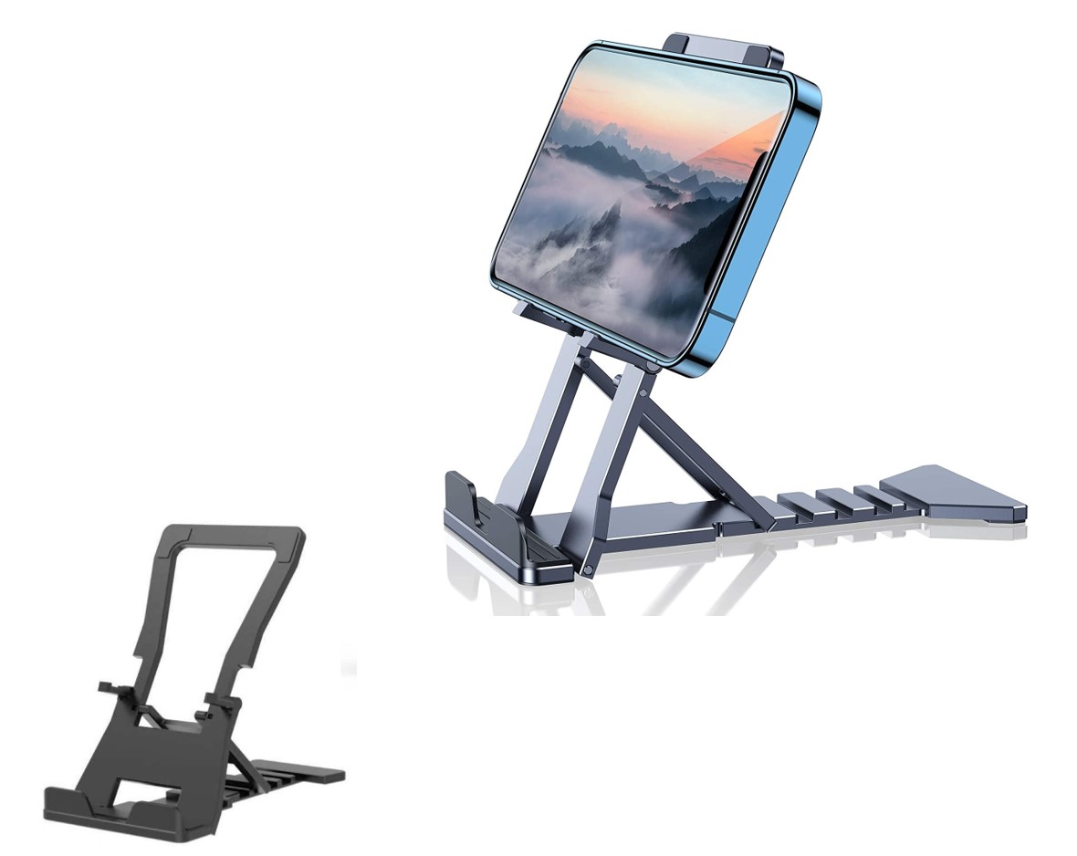 แท่นวางมือถือขนาดกระทัดรัดสำหรับพกพาในกระเป๋าคละสี (mobile phone holder)พร้อมส่ง