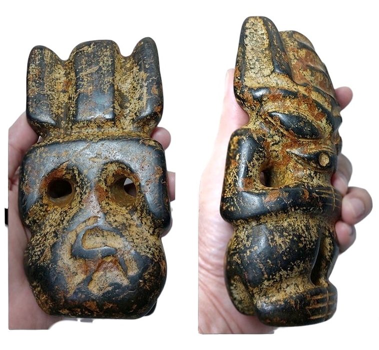 รูปปั้นหิน เทวรูปหิน หินรูปเอเลี่ยนต่างๆ (หินแม่เหล็กดูดติด)