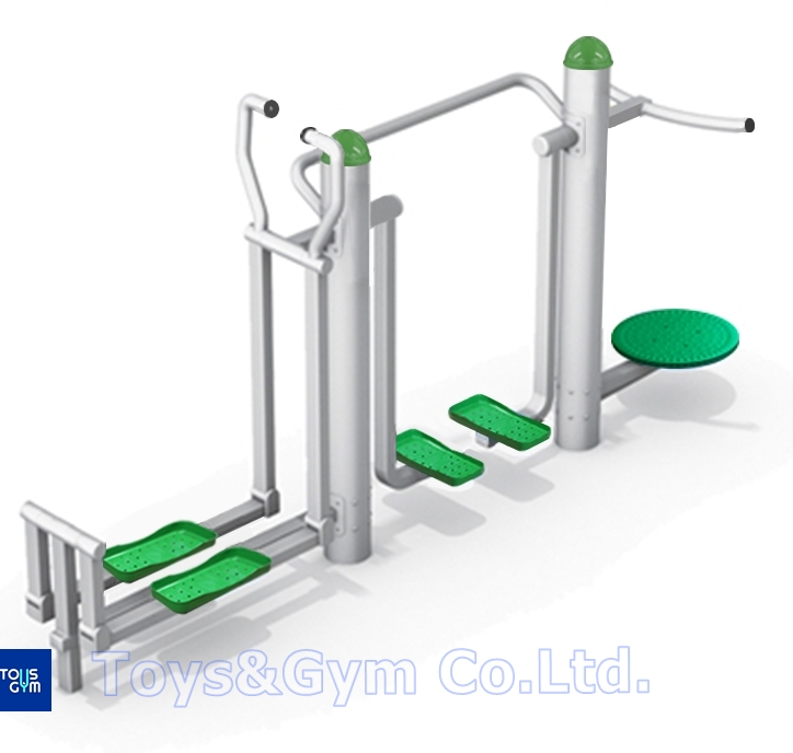 อุปกรณ์บิดเอว เดินอากาศและสกีอากาศ แบบเล่น 3 คน