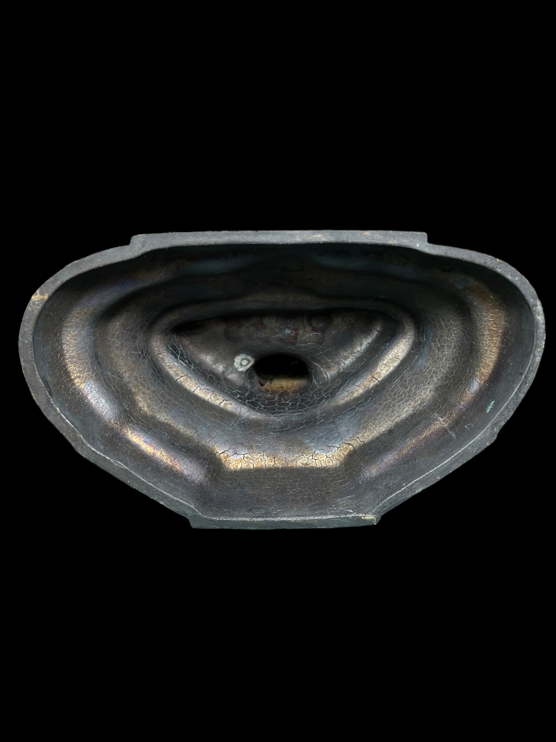 พระพุทธรูปบูชา ภปร ปี2508 วัดบวรนิเวศวิหาร บล็อกกษาปณ์(หนังไก่) หน้าตัก5นิ้ว(ที่สุดของพระบูชา ภปร วัดบวรนิเวศวิหาร)