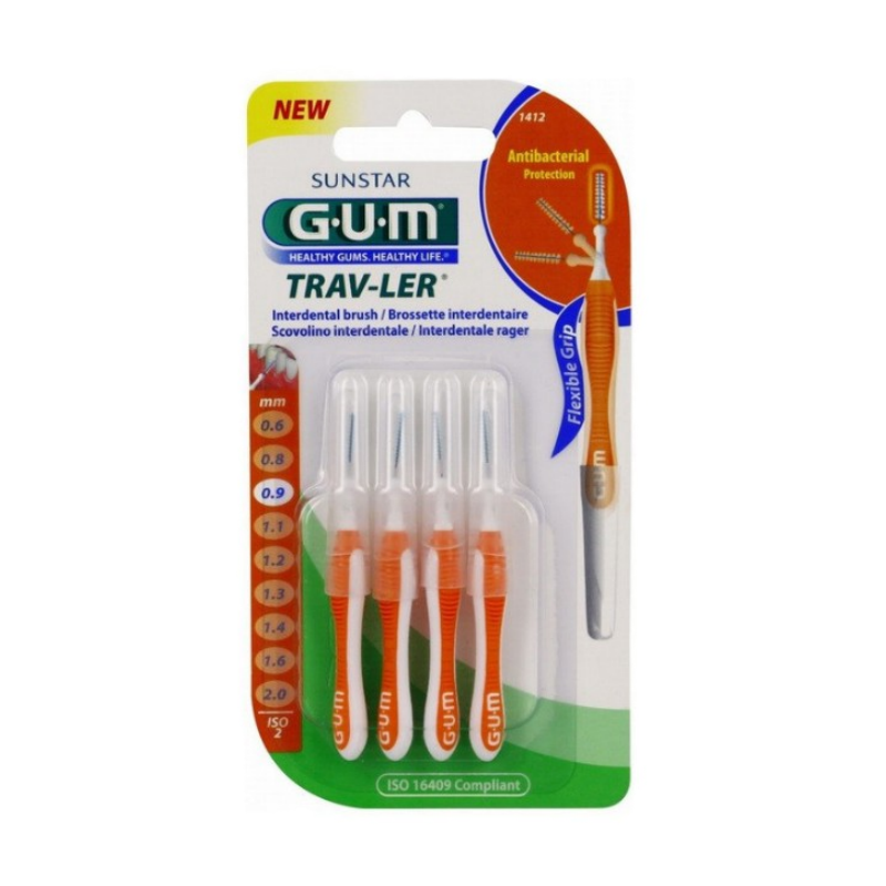 Gum Trav-Ler แปรงซอกฟัน ขนาด 0.9 mm.