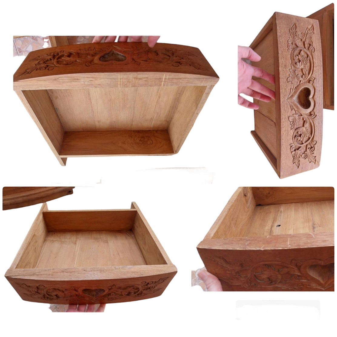 (มือสอง)ตู้ลิ้นชัก ตู้ข้างเตียงไม้สัก สูง57cm💥รับเองเมโทรพาร์ค กัลปพฤกษ์💥