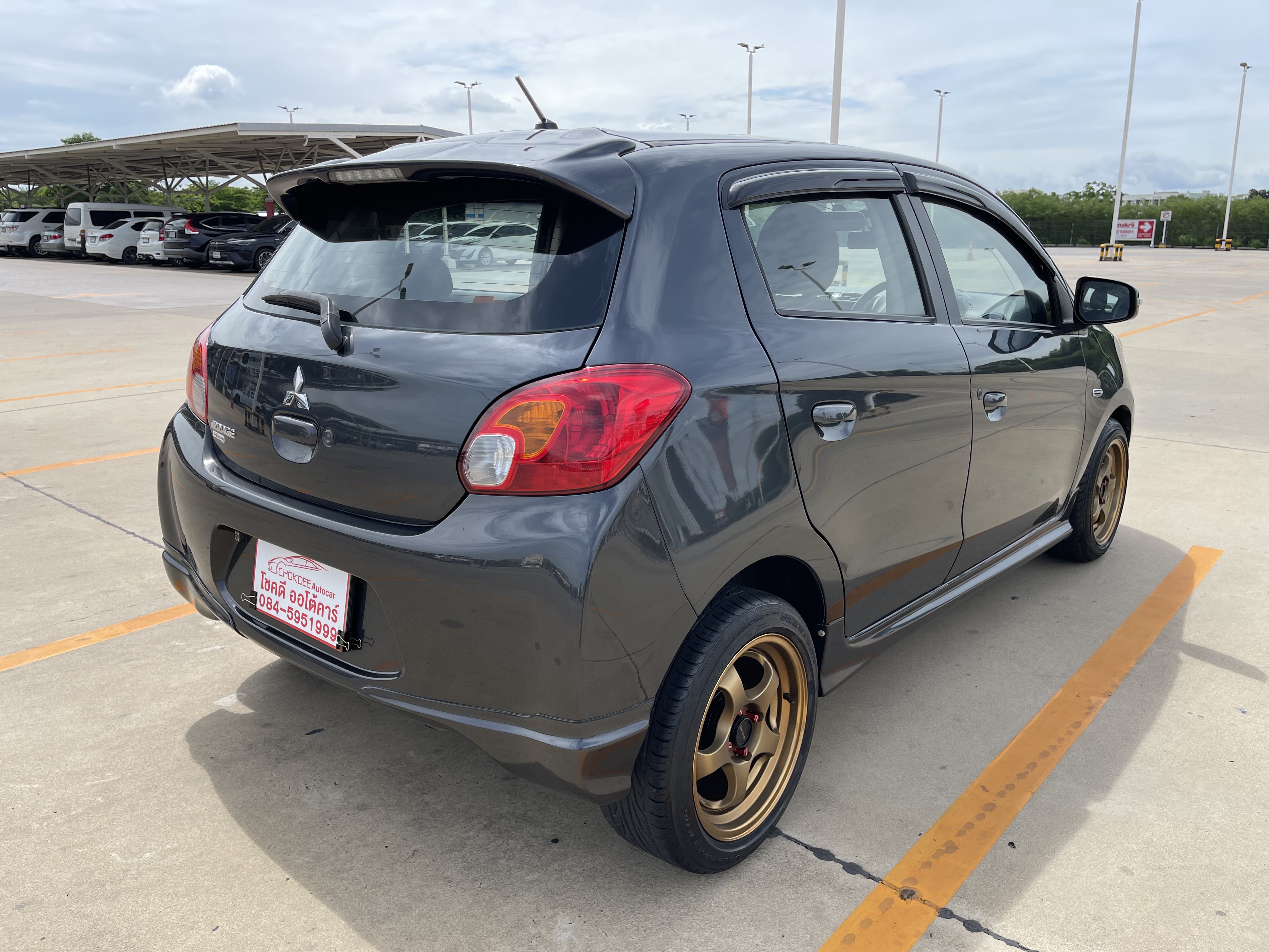 Mitsubishi Mirage 1.2 GLS Limited At 2015 เทาดำ