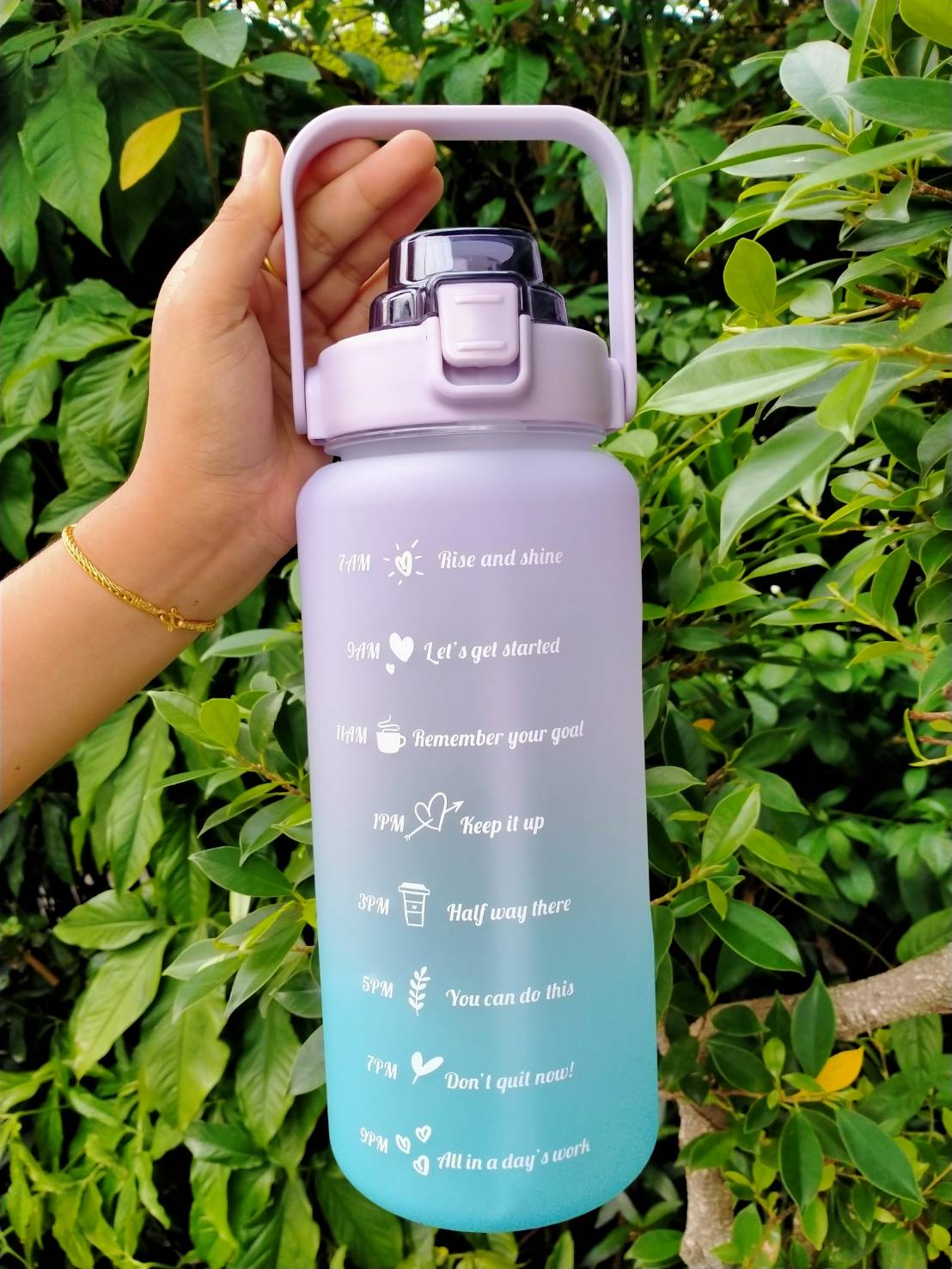 กระบอกน้ำพาสเทลน่ารัก จุ 2 ลิตร