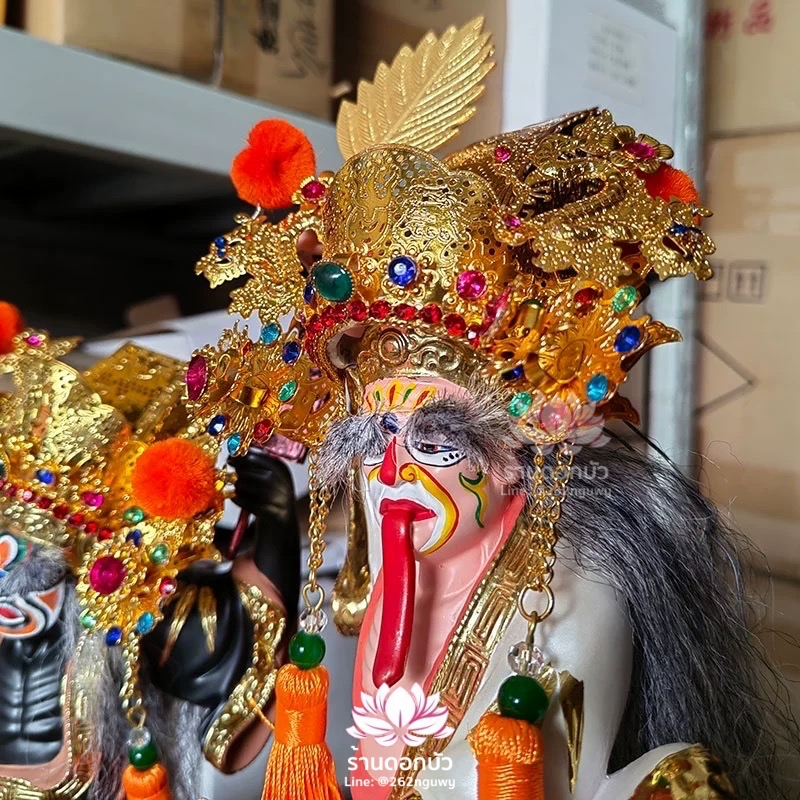 หมวกเทพเจ้าสายนรก หมวกลุงเจ็ดลุงแปด หมวกชิดเอี๋ยโป๊ยเอี๋ย หมวกเฮยไป๋อู่ฉาง หมวกยมฑูตขาวดำ