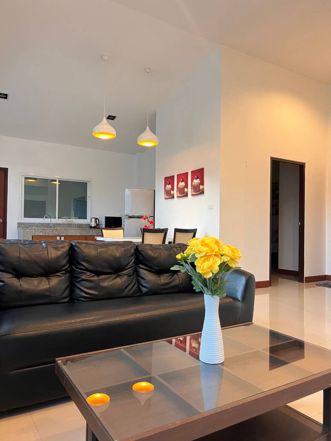 For Rent : Chalong, One-story townhome, 2 bedrooms 2 bathrooms