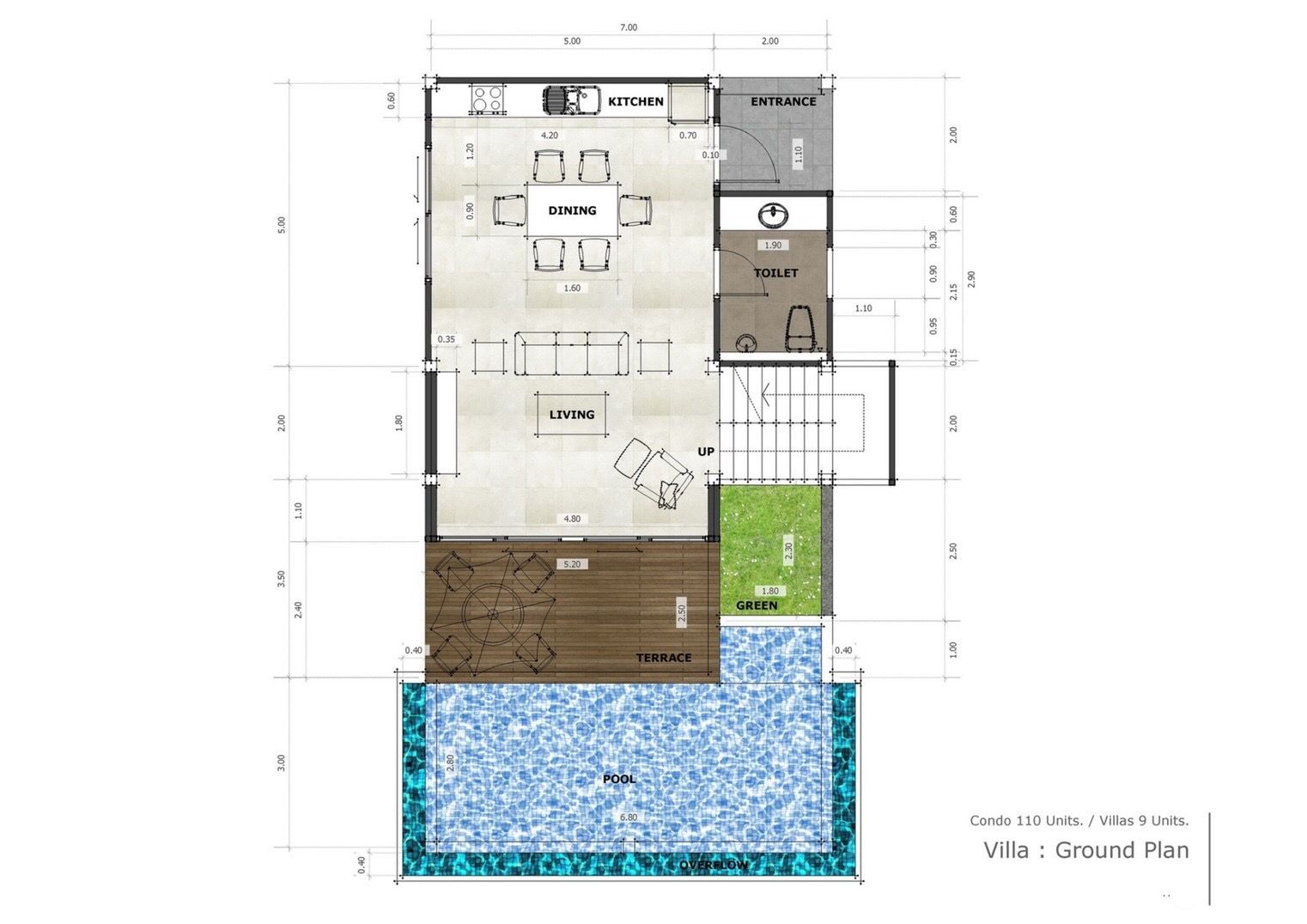 For Sale : Naiharn Luxury Pool Villa, 2 Bedroom 3 Bathroom