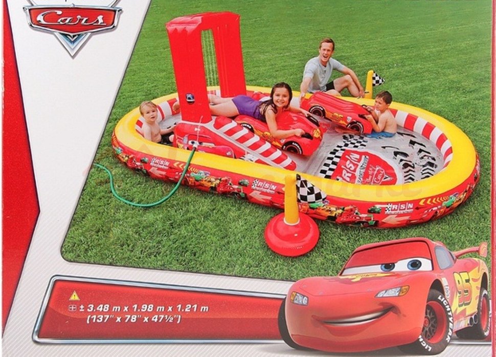 Intex Disney Play Center Cars สระสไลเดอร์เดอร์รถ 57134 (The cars)