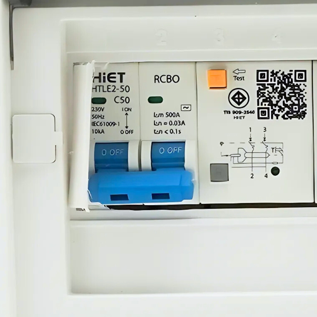 HiET **ฟ้าผ่า** ตู้คอนซูมเมอร์ SURGE กันไฟดูด/ไฟรั่ว RCBO 2PN ตู้ควบคุมไฟฟ้าพร้อมลูกไฟฟ้า ตู้ไฟ 6ช่อง 8ช่อง 10ช่อง 12ช่อง Main Breaker 50/63 Amp เบรกเกอร์ กล่องควบคุมไฟ