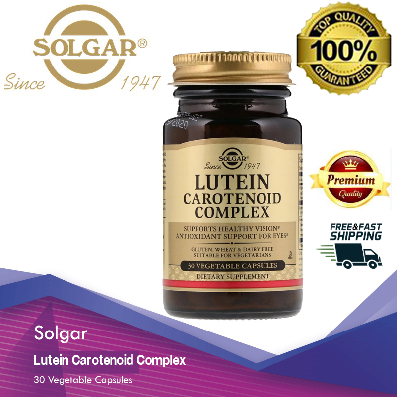 Solgar, Lutein Carotenoid Complex, 30 Vegetable Capsules