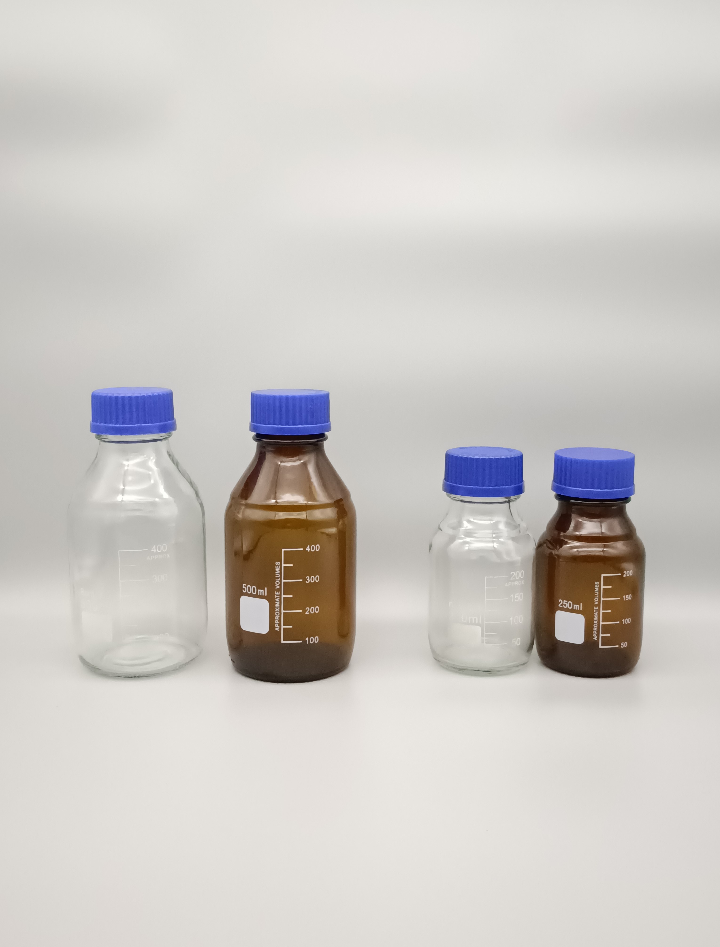 ขวดเก็บสารเคมี สีใส/สีขุ่น ,Duran Bottle / Reagent bottle 250, 500,1000,2000,5000ml