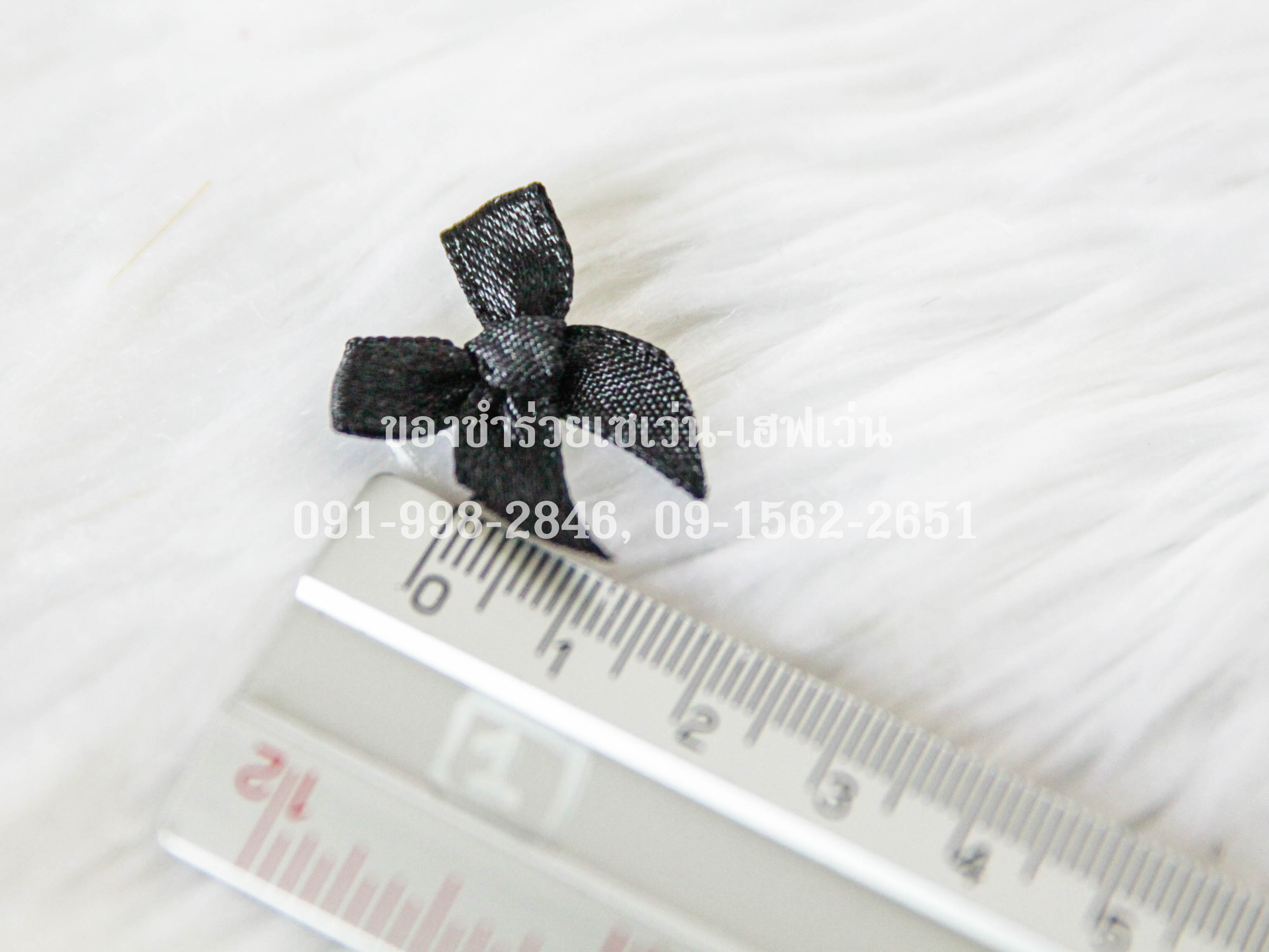 โบว์สีดำ โบว์ของชำร่วยงานศพ