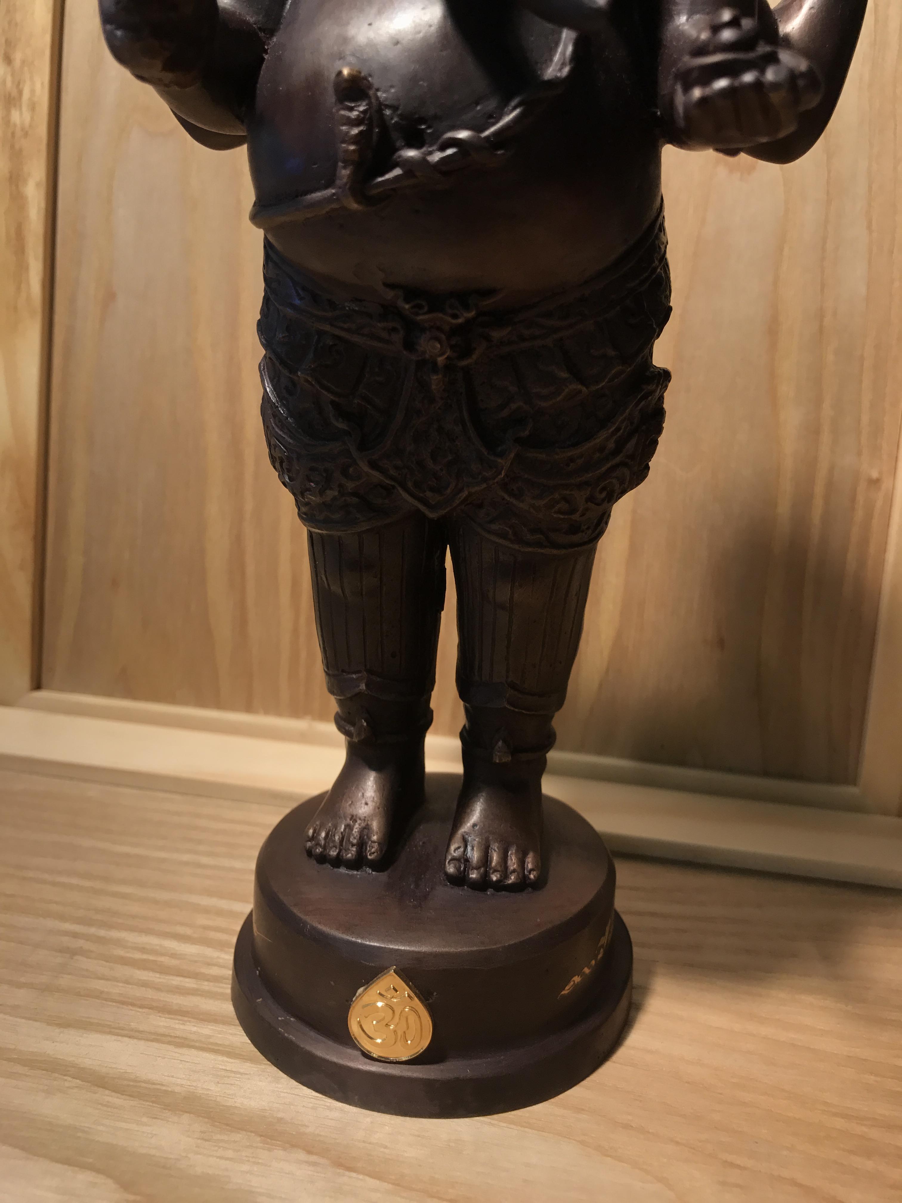 พระพิฆเนศ รุ่นครบรอบ100 ปี กรมศิลปากร ปี2556 ขนาดบูชา ปางประทานพร(องค์ยืน)สูง 10 นิ้วครึ่ง No.1469