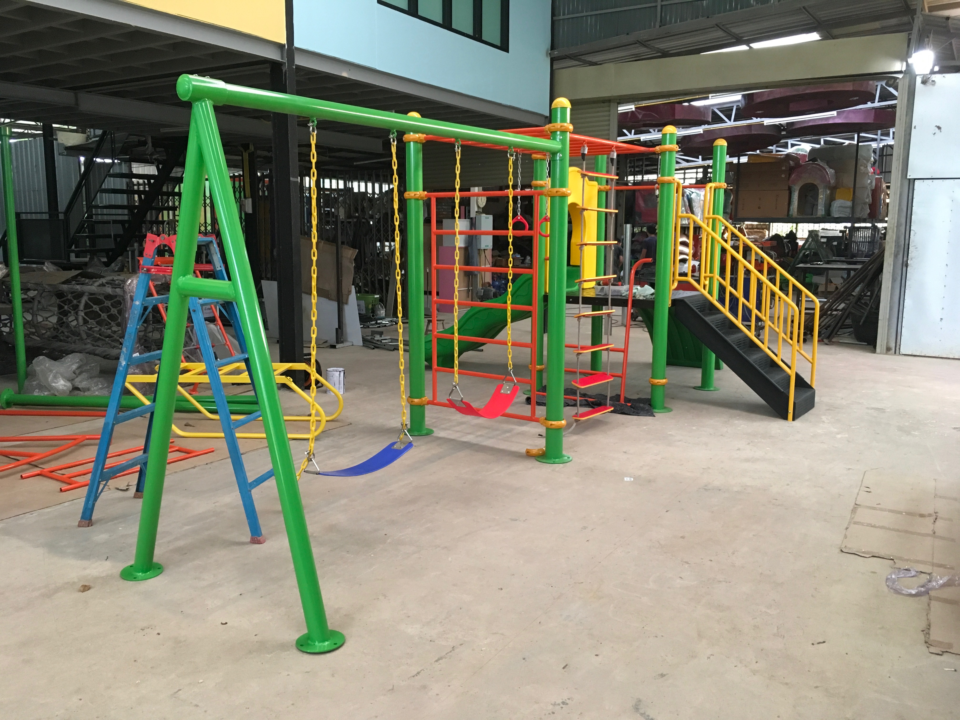 เครื่องเล่นสนามกลางแจ้ง ชุด ศูนย์รวมความสนุก 1