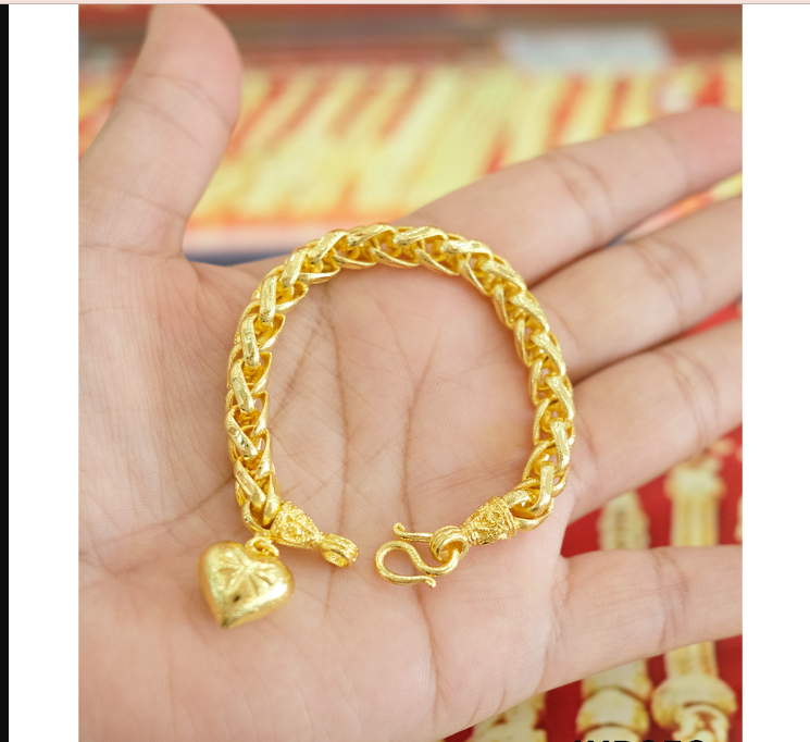 สร้อยข้อมือเปีย 3 บาท รหัส 052