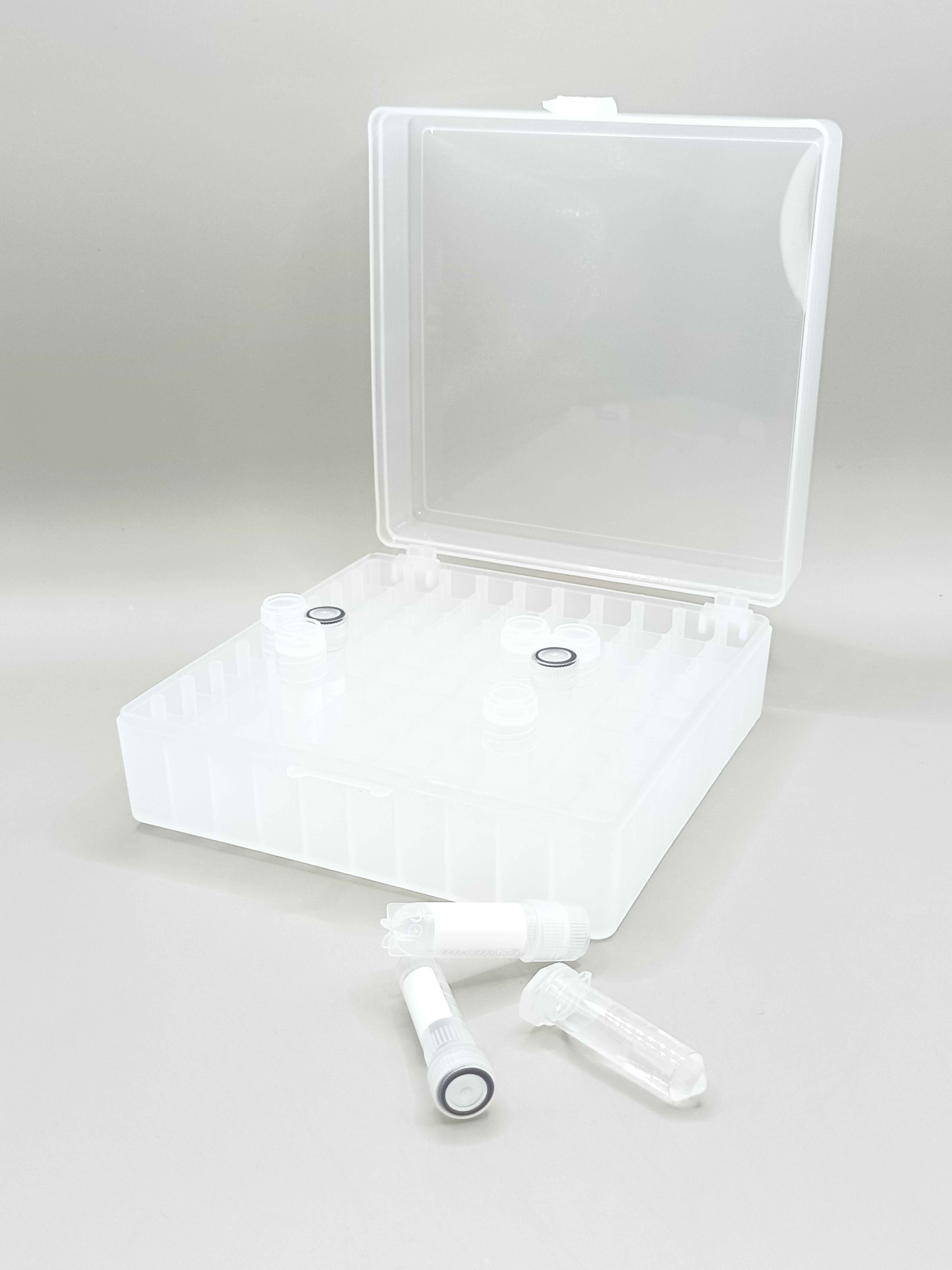 กล่องเก็บหลอดไมโครทิวป์ กล่องเก็บVial สำหรับแช่แข็งได้ 100 ช่อง (100-Well Microtube Storage Boxes) ขายต่อชิ้น