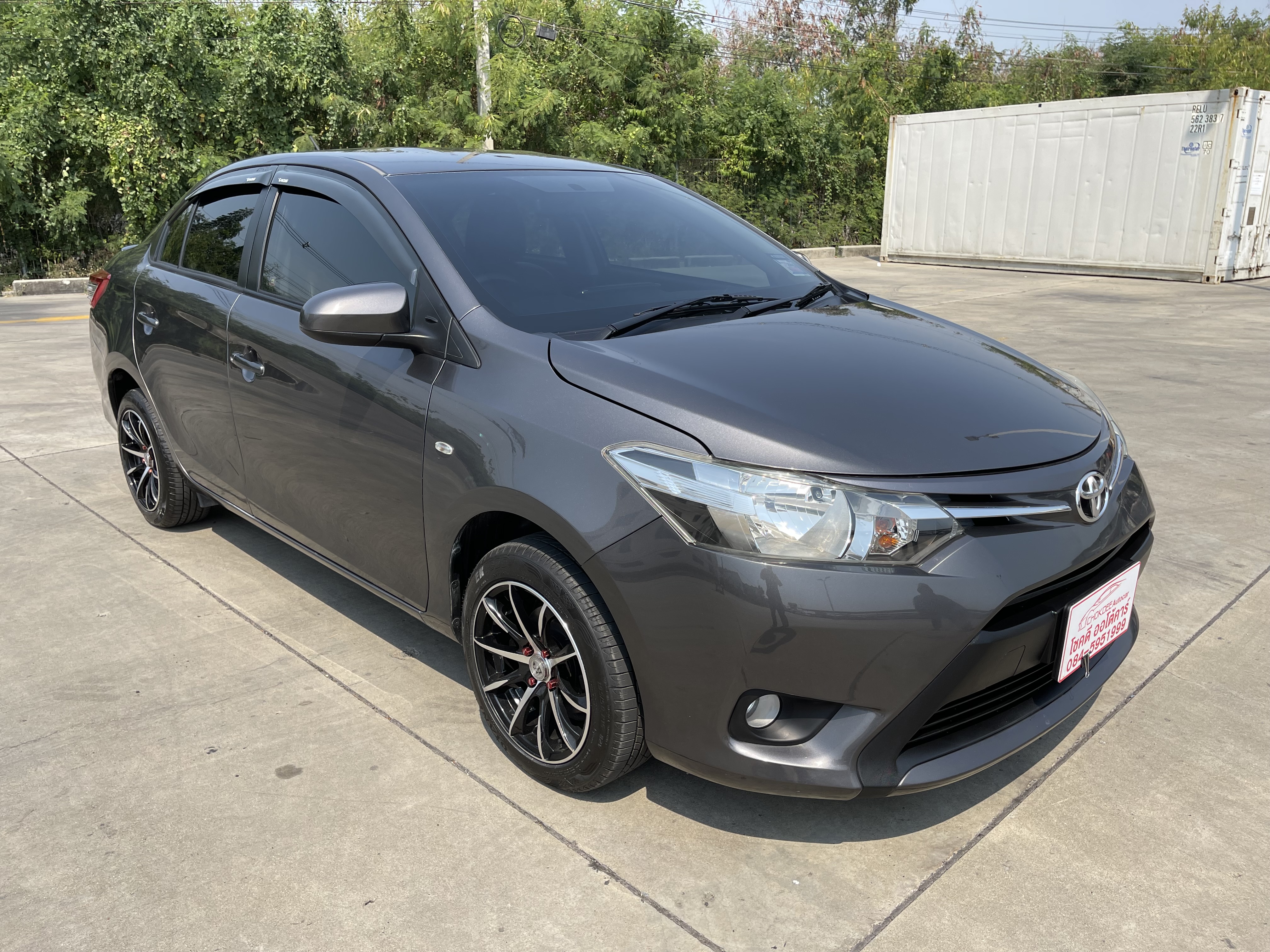 Toyota Vios 1.5 E At 2015 เทาดำ