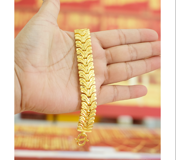 สร้อยข้อมือเลสปีกนก 3 บาท รหัส 1134
