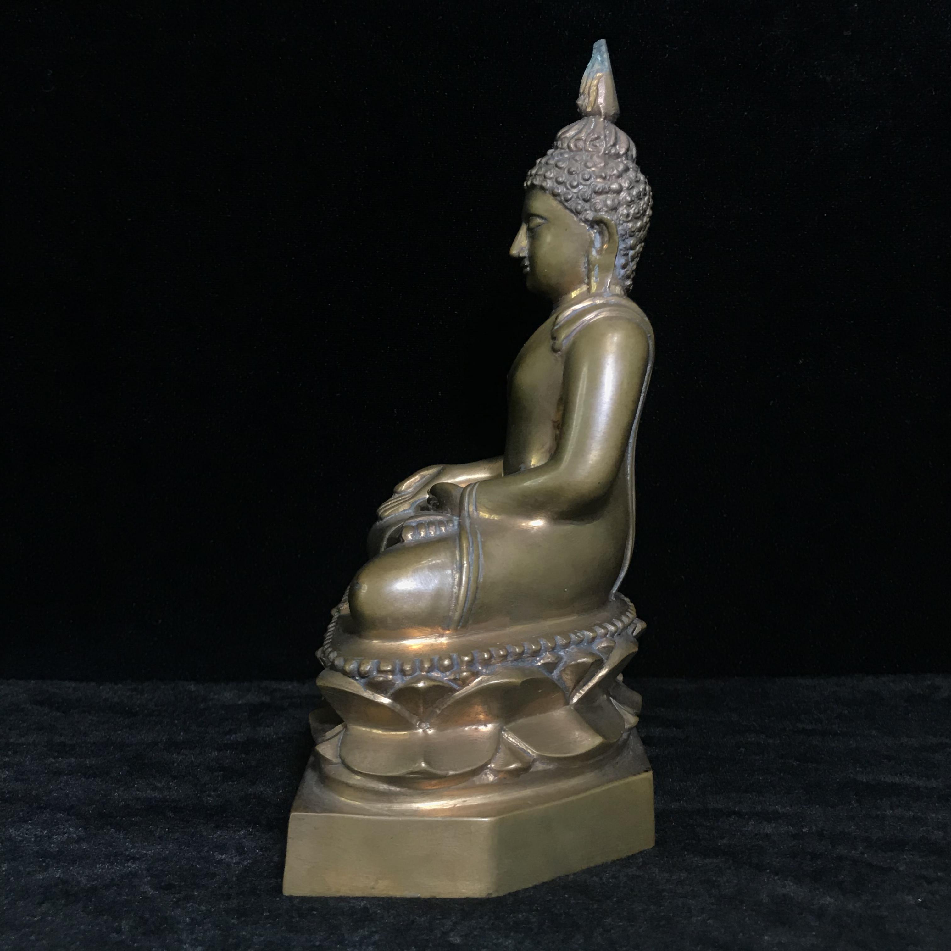 พระไพรีพินาศ วัดบวรนิเวศวิหาร ปี 2544 เนื้อสัมฤทธิ์ หน้าตัก 3นิ้ว (นิยมหายาก)(1ใน2989องค์)