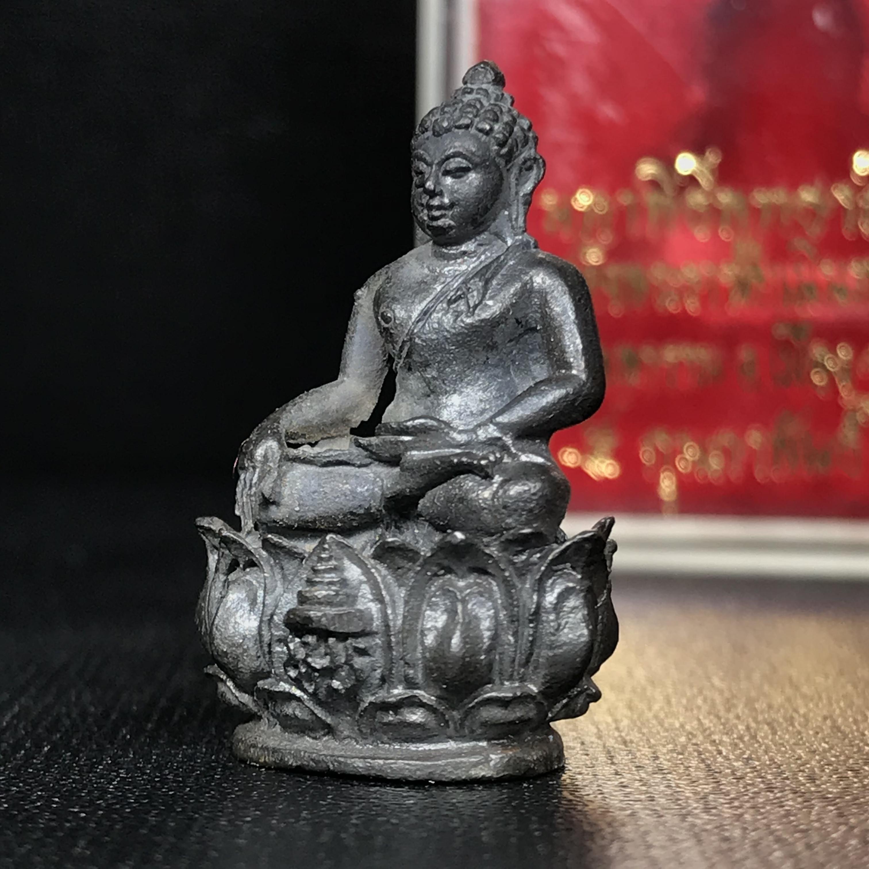 พระกริ่งบุพพาภิมงคล วัดบุพพาราม ปี2519 เนื้อนวโลหะ(***พระดีที่พ่อสร้างและพระราชทานนาม***)(ในหลวง ร.9 เสด็จเททอง)