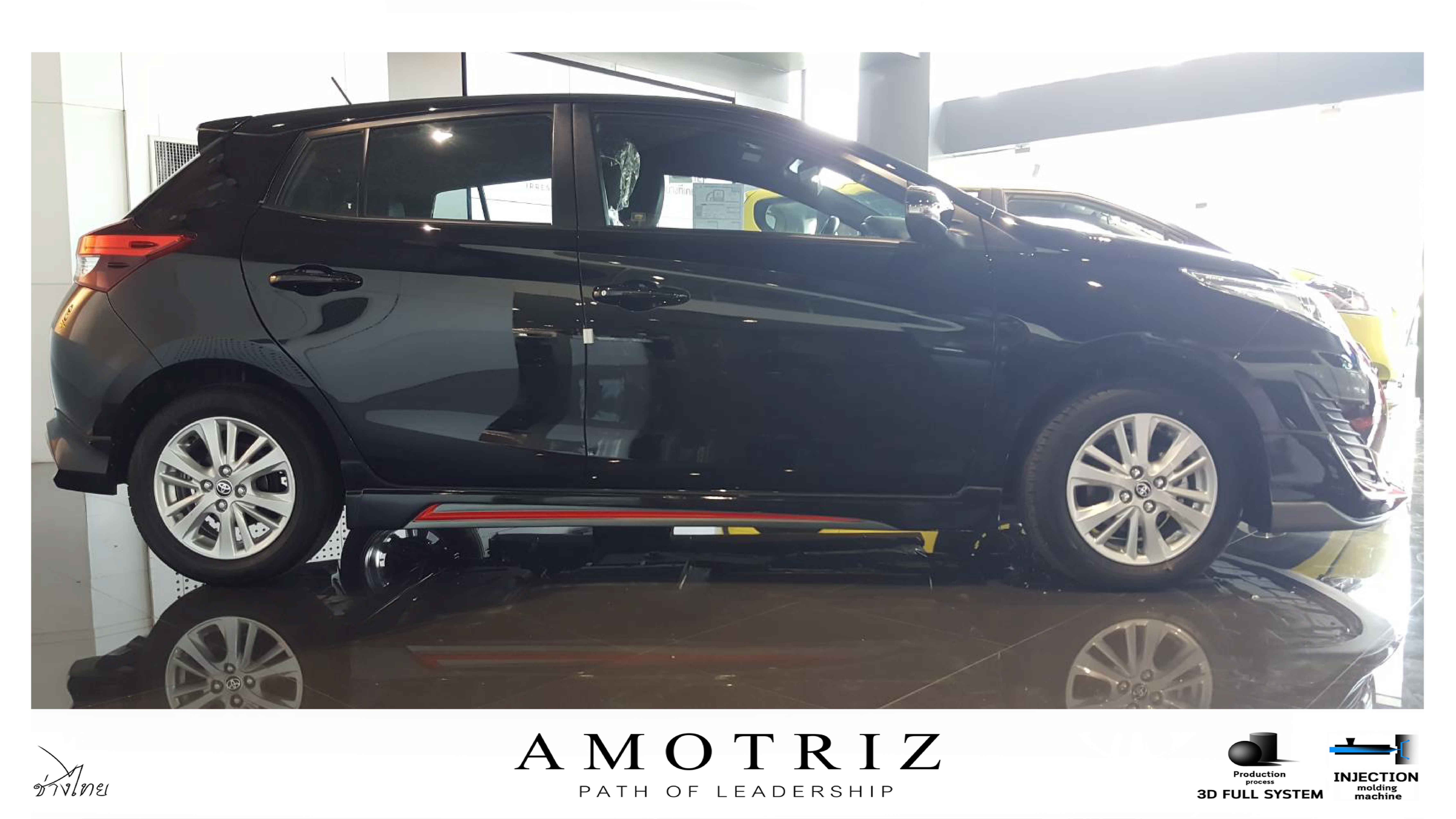 Toyota Yaris ATIV hatchback and sedan bodykits by Amotriz
