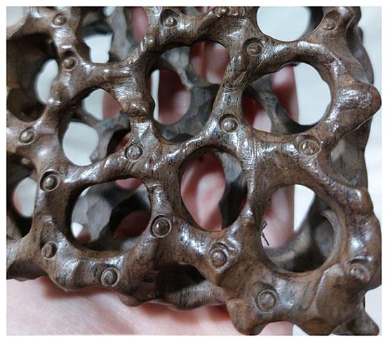 กี๋หรือฐานไม้สไตล์ธรรมชาติ สี่เหลี่ยมจัตุรัส อันละ