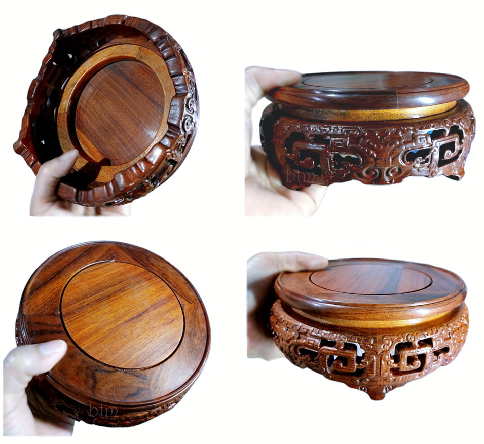 กี๋หรือฐานไม้สไตล์จีน--BPT046--