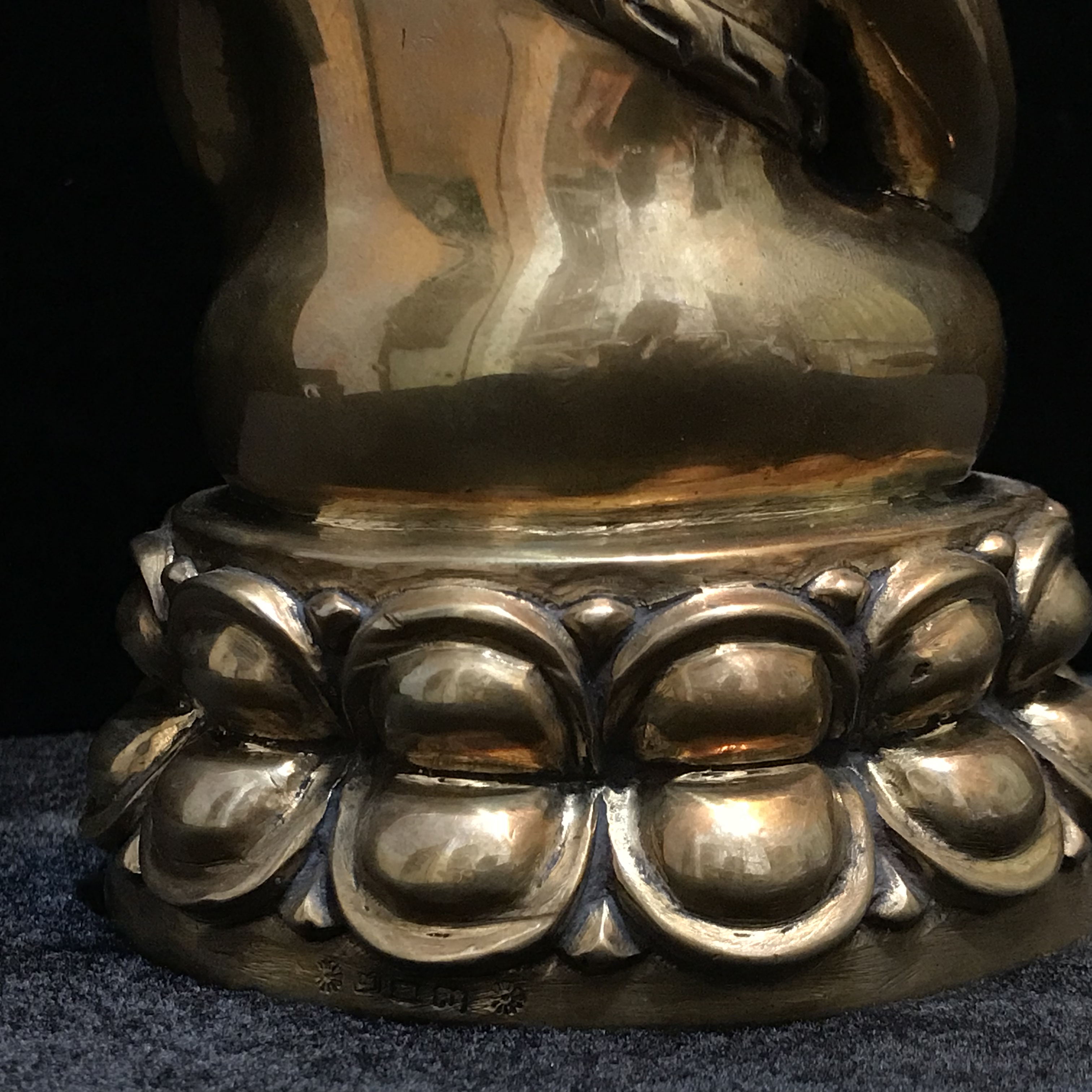 พระบูชาพุทธอุดมสมบูรณ์ (พระปุ้มปุ้ย) เนื้อสัมฤทธิ์ ขนาดหน้าตัก 3 นิ้ว ปี2535(รุ่นแรก)(1ใน1000องค์)