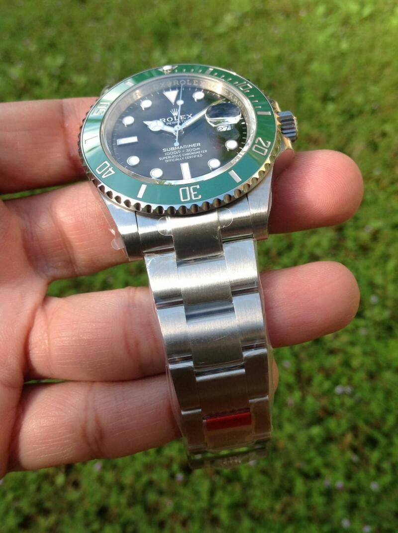 PRE-ORDER ROLEX SUBMARINER GREEN STARBUCK (40MM.) กลไกโคลน ROLEX 3235