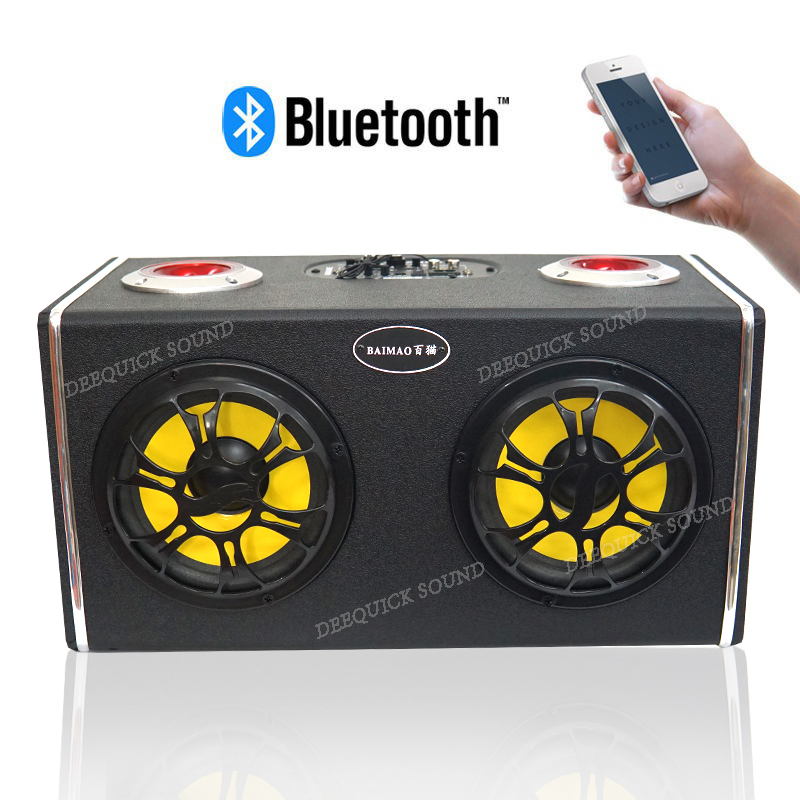 Baimao 6 ลำโพงคาราโอเกะ เครื่องเสียงรถยนต์ ลำโพงรถยนต์ ลำโพงมอเตอร์ไซค์ 6 นิ้ว 2ดอก