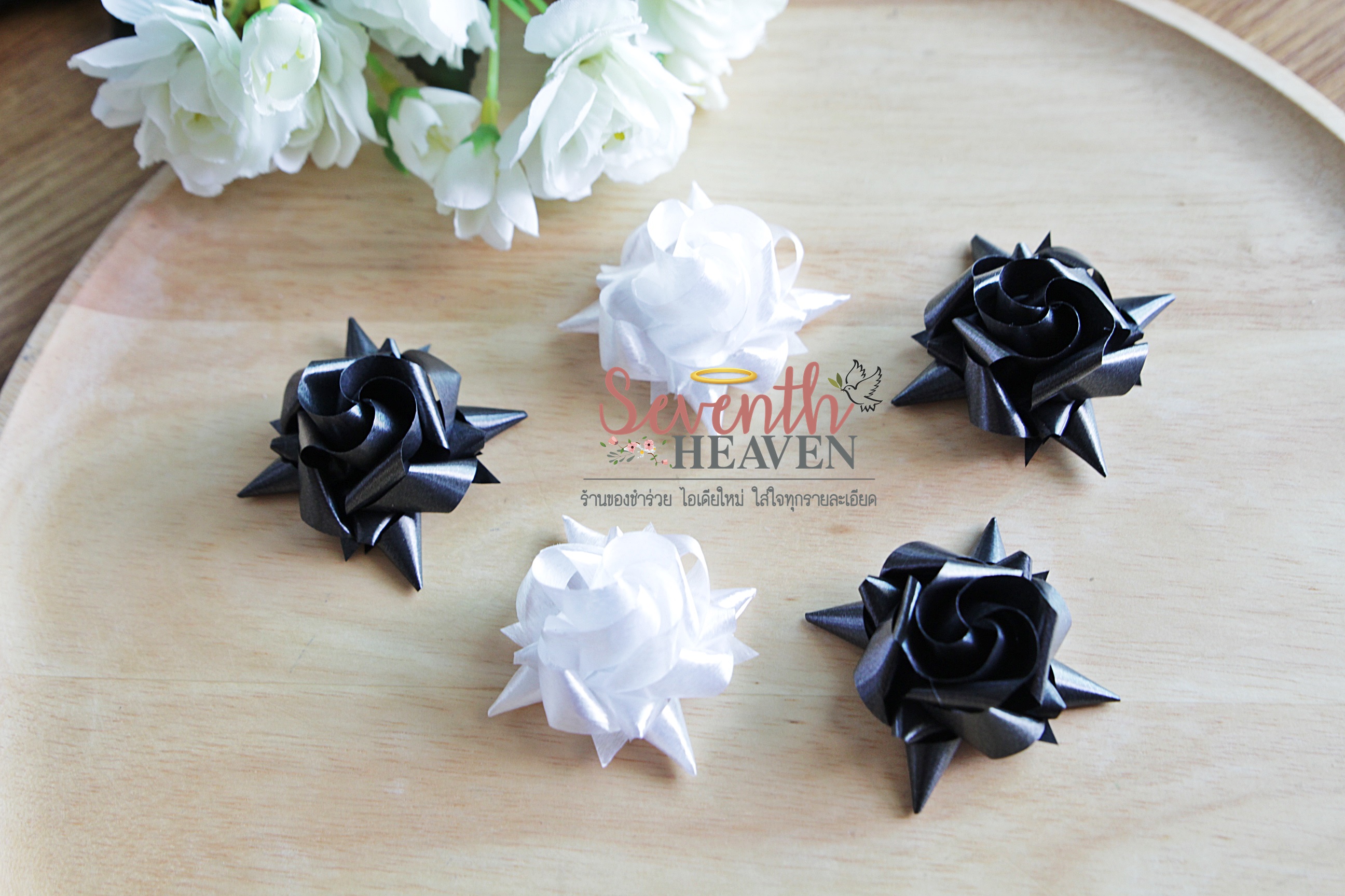 เหรียญโปรยทานงานศพ ดอกกุหลาบ