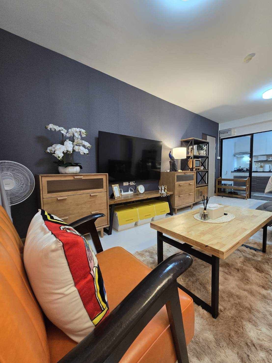 For Rent : Talad Yai, Supalai Vista, 2 Bedroom 1 Bathroom, 12th flr.