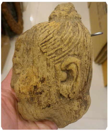 หัวหุ่นไม้ศิลปะพม่า ขนาดเล็ก