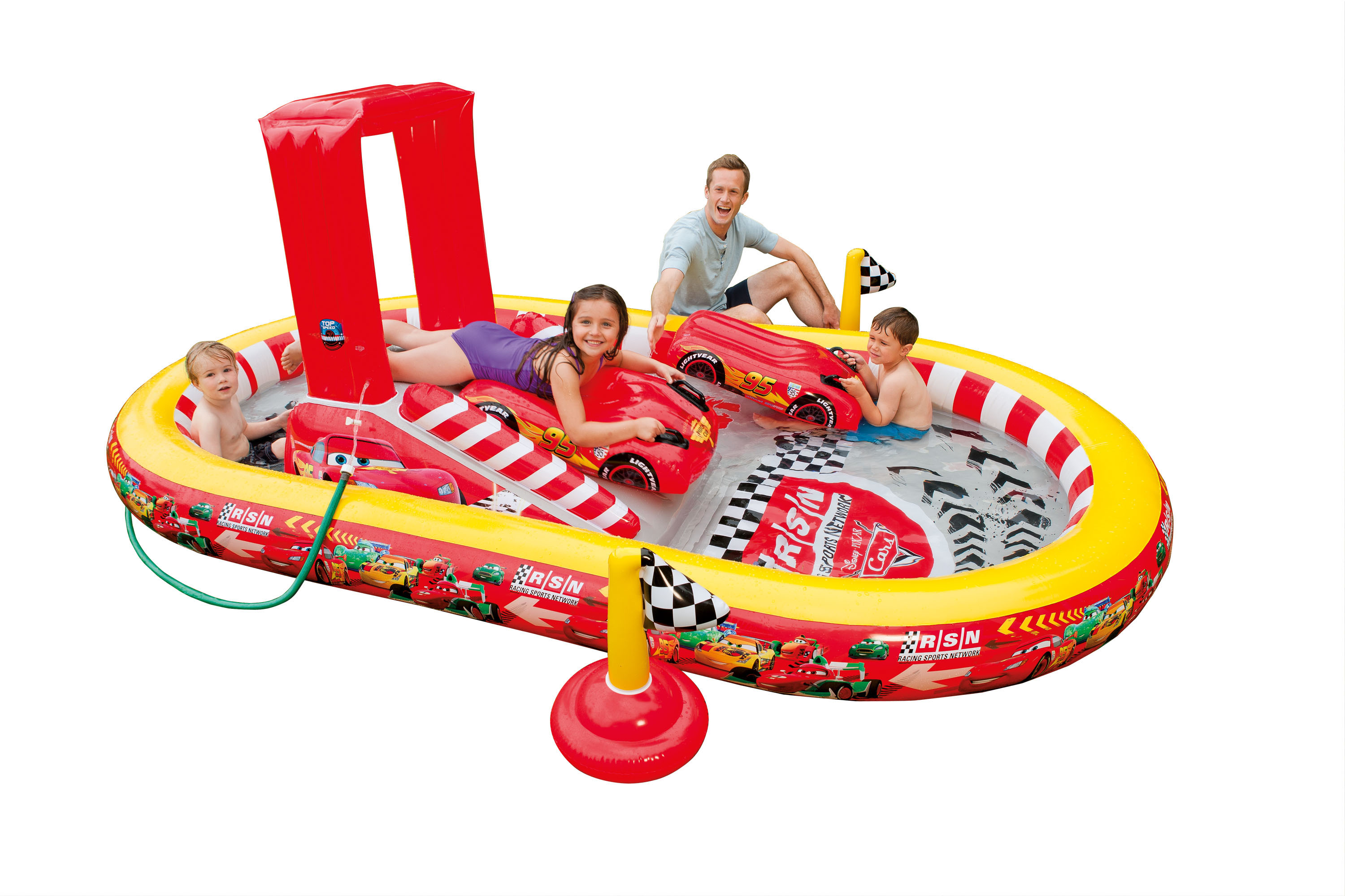 Intex Disney Play Center Cars สระสไลเดอร์เดอร์รถ 57134 (The cars)