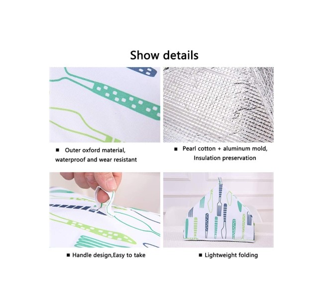 ฝาครอบอาหารเก็บอุณหภูมิคละลายสินค้าพร้อมส่ง