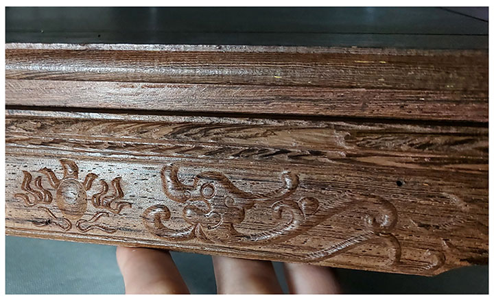 กี๋หรือฐานไม้ สี่เหลี่ยมผืนผ้า ท๊อป 17.5cmx29.5cm