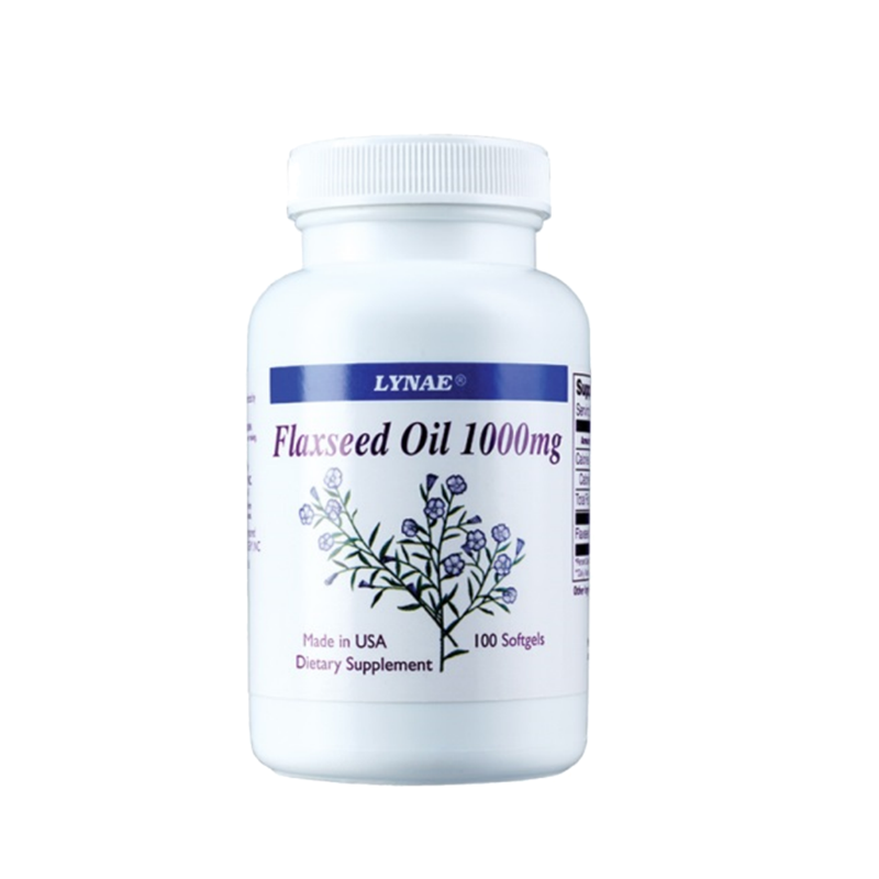 Lynae flaxseed oil 1000mg. 100 softgels