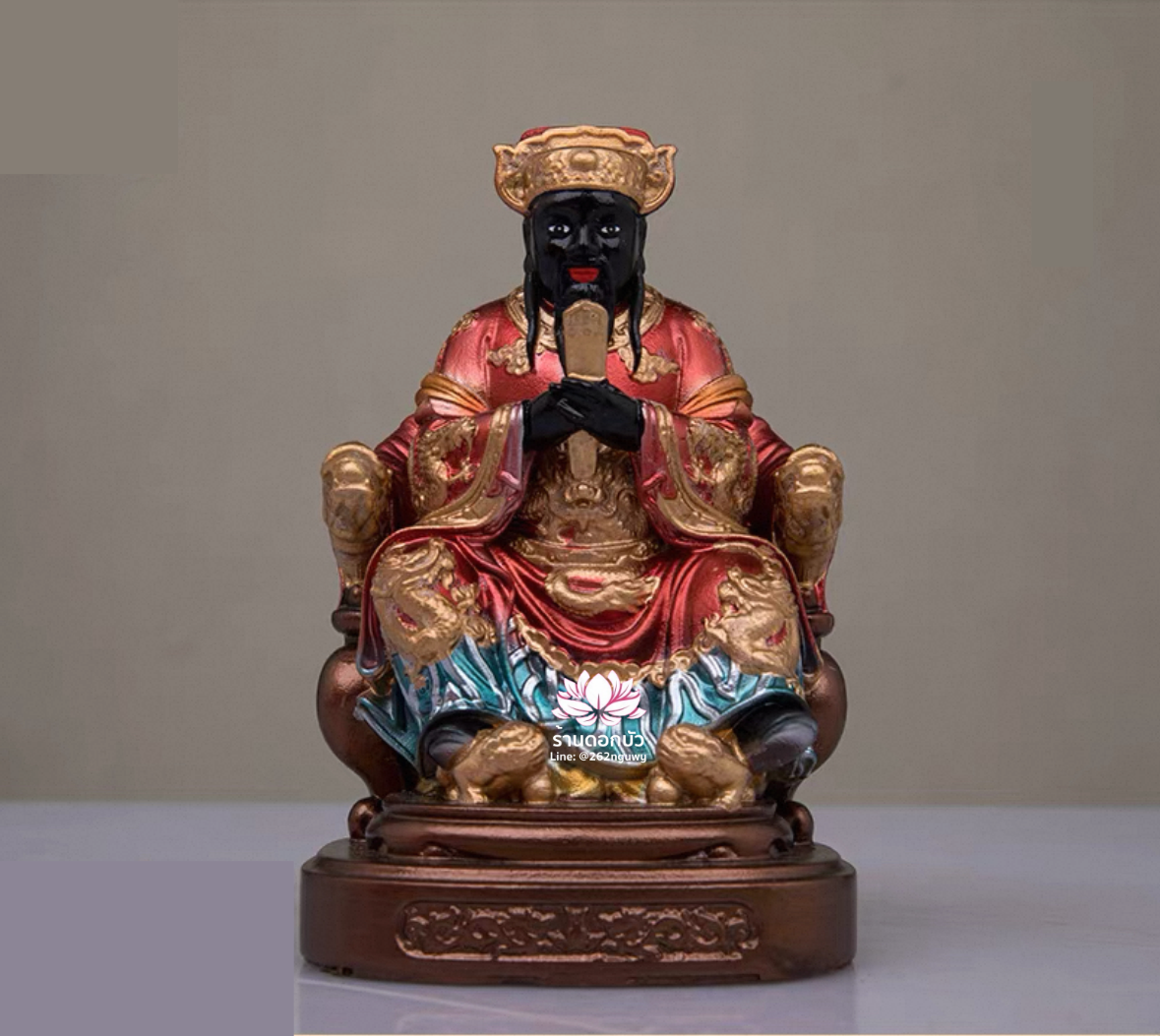 องค์พระขนาดเล็ก สำหรับบูชาหรือวางหน้ารถ งานเรซิ่น ขนาด 4 นิ้ว เช่าบูชา Line: @262nguwy