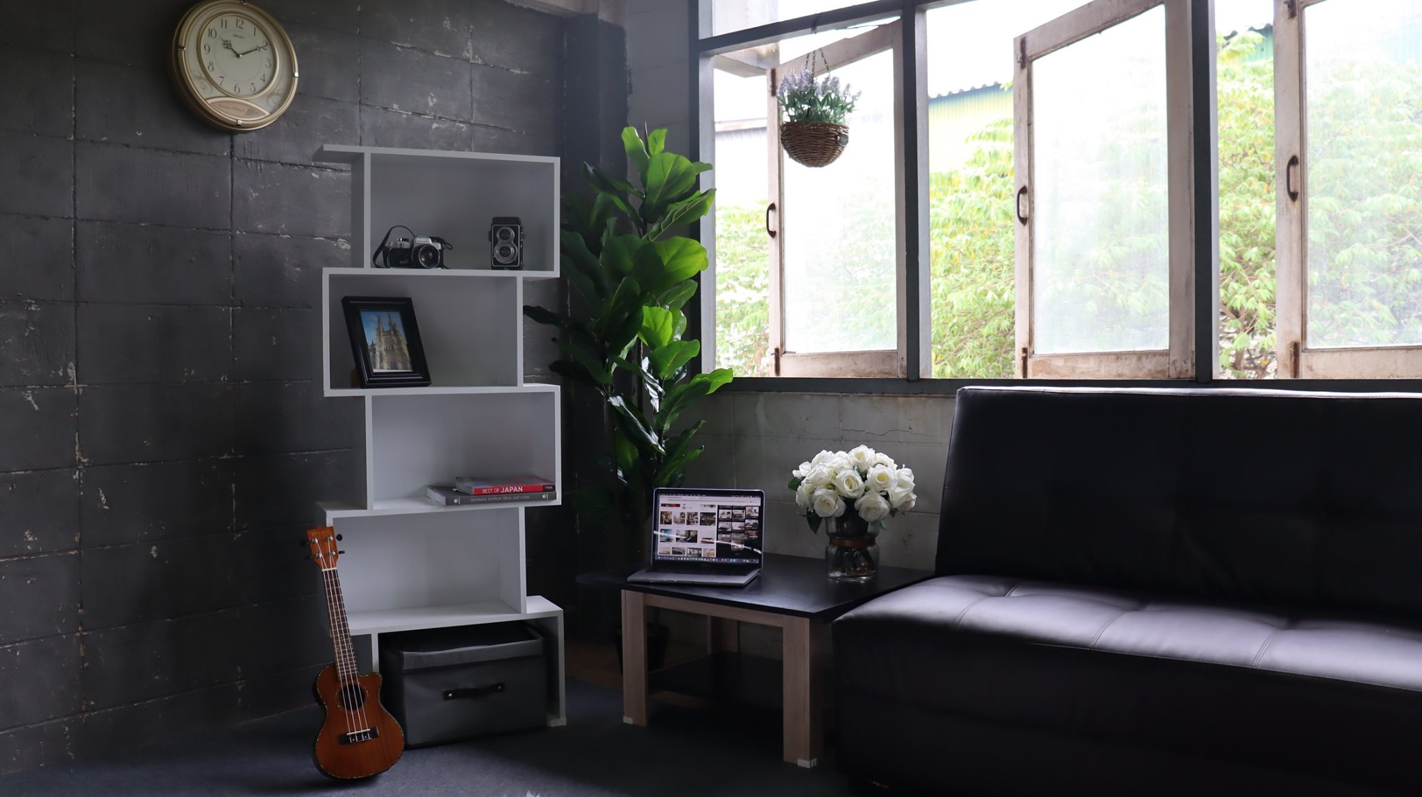 ชั้นวางของดีไซน์ซิกแซก 5 ชั้น