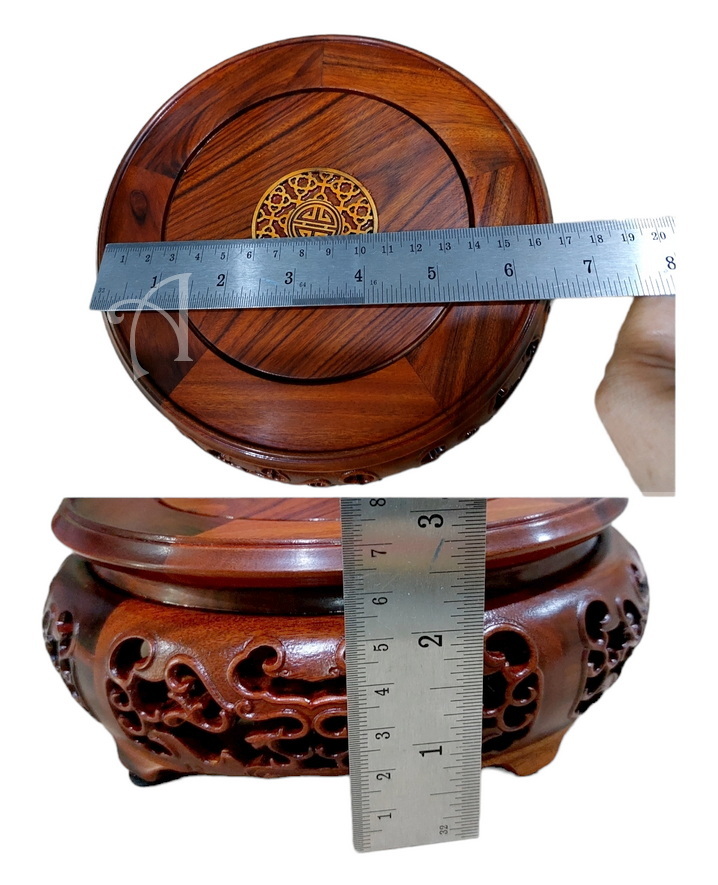 กี๋หรือฐานไม้สไตล์จีน ไม้โรสวูด